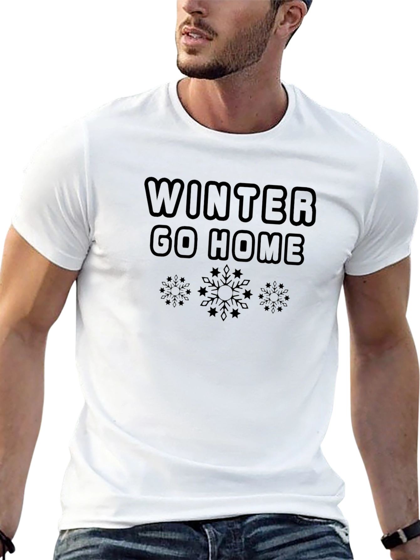Winter Go Home Graphic T-Shirt