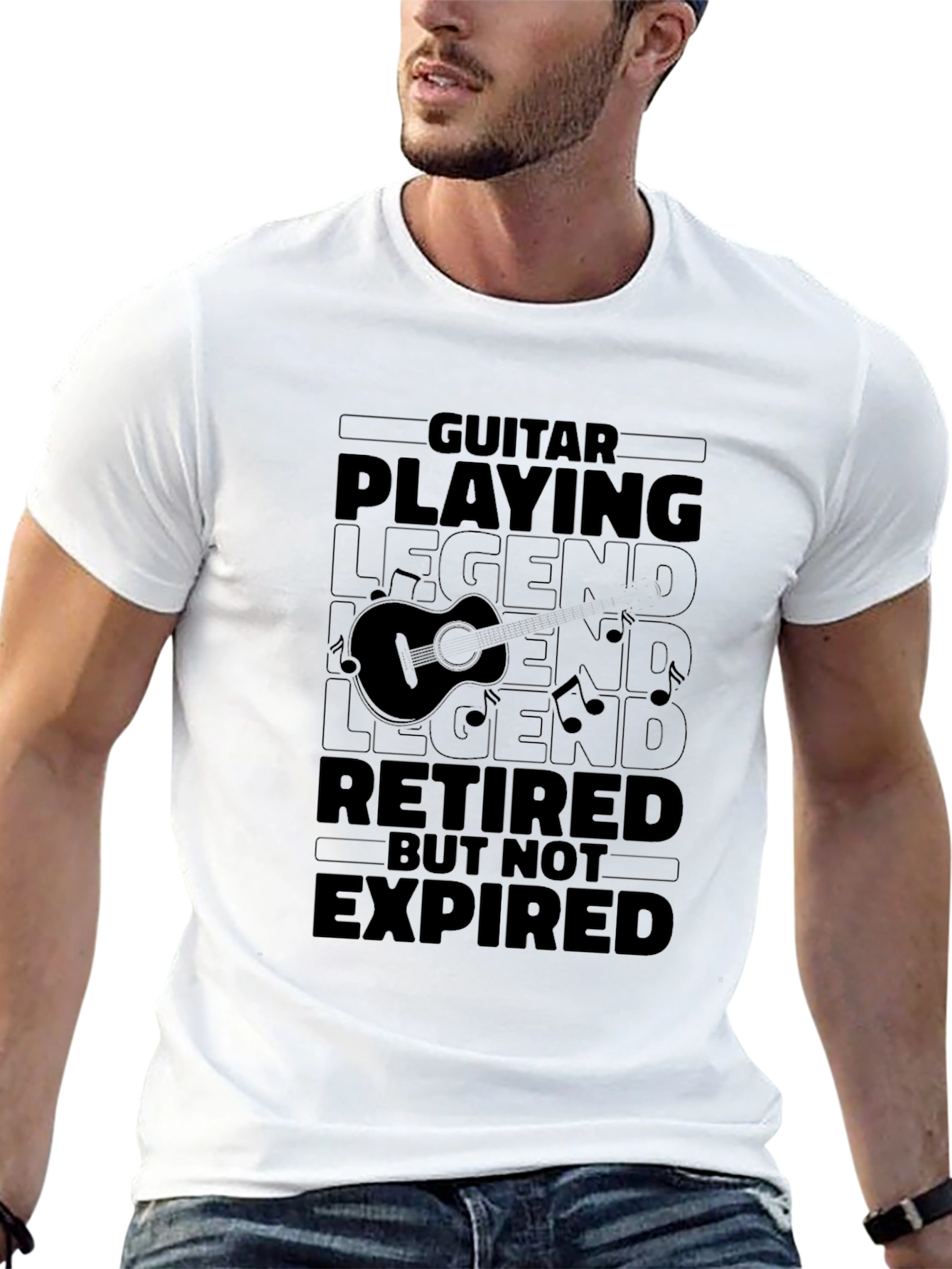 Guitar Playing Legend Retired T-Shirt
