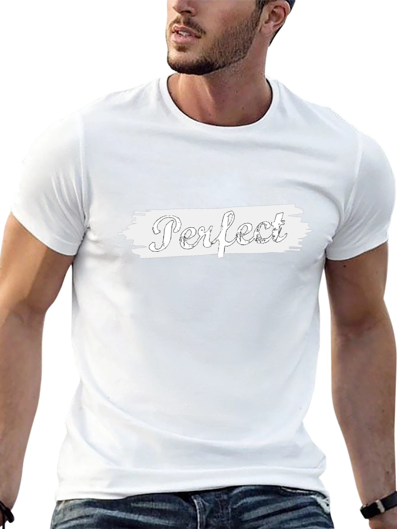 Perfect Graphic T-Shirt - Stylish Crew Neck Tee