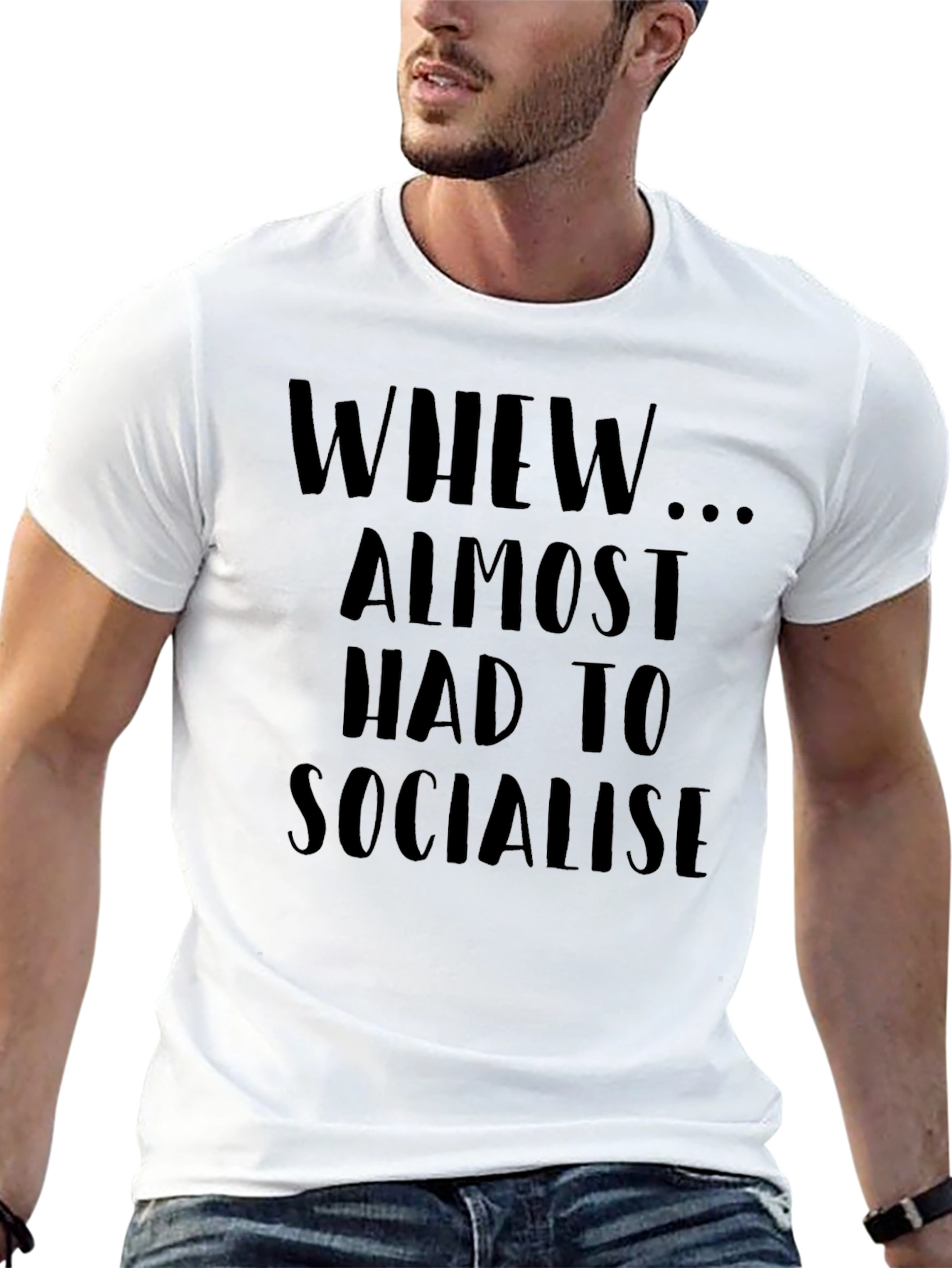Whew Socialise Graphic T-Shirt