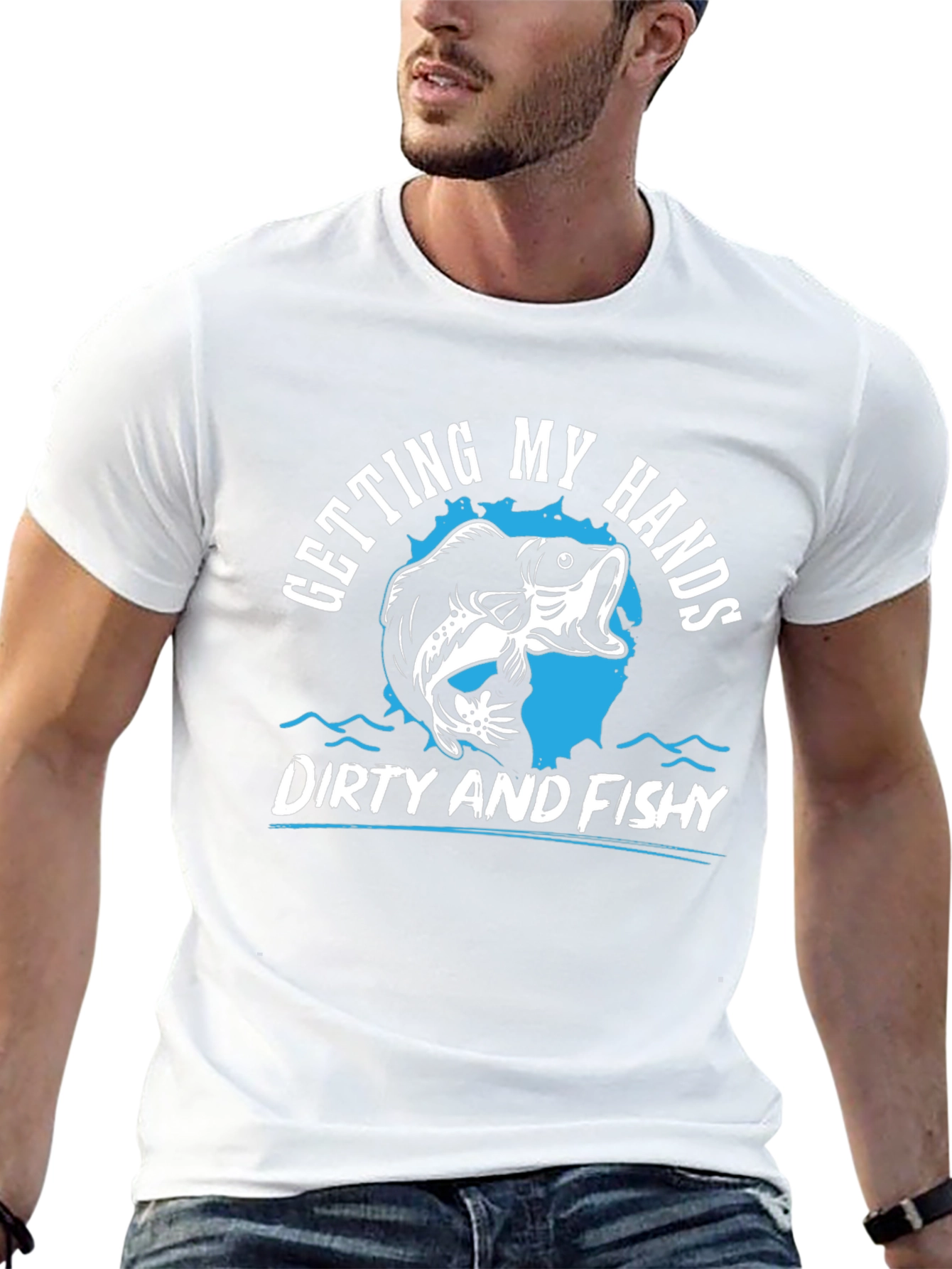 Dirty and Fishy T-Shirt: Fishing Enthusiast Tee
