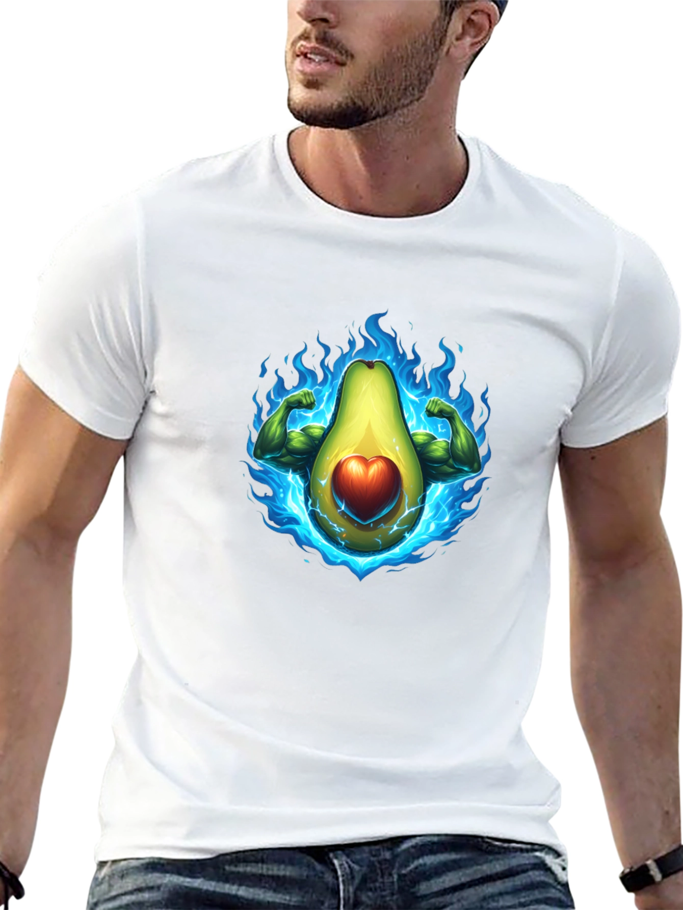 Avocado Muscle Shirt - Funny Fitness Tee