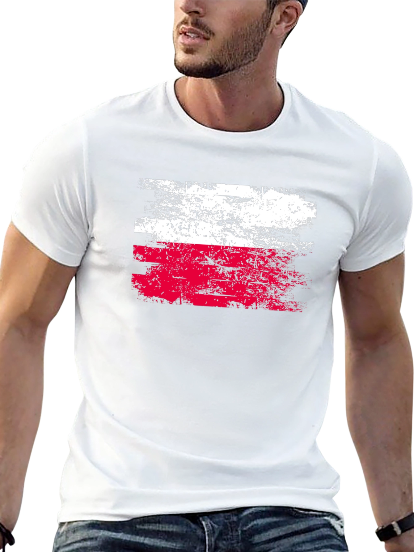 Poland Flag Graphic T-Shirt