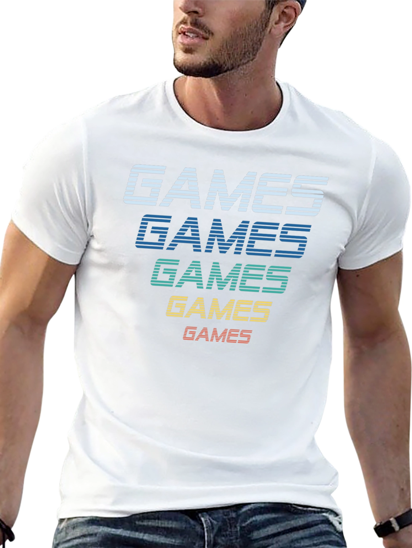 Retro Games Graphic Tee - Classic Gamer T-Shirt