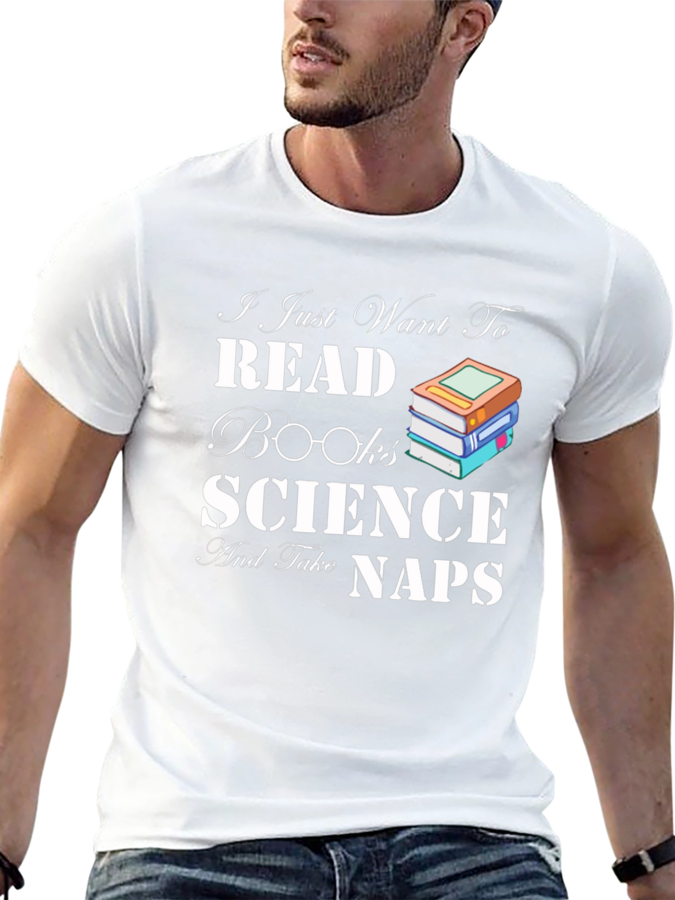 Read Books Science Naps T-Shirt