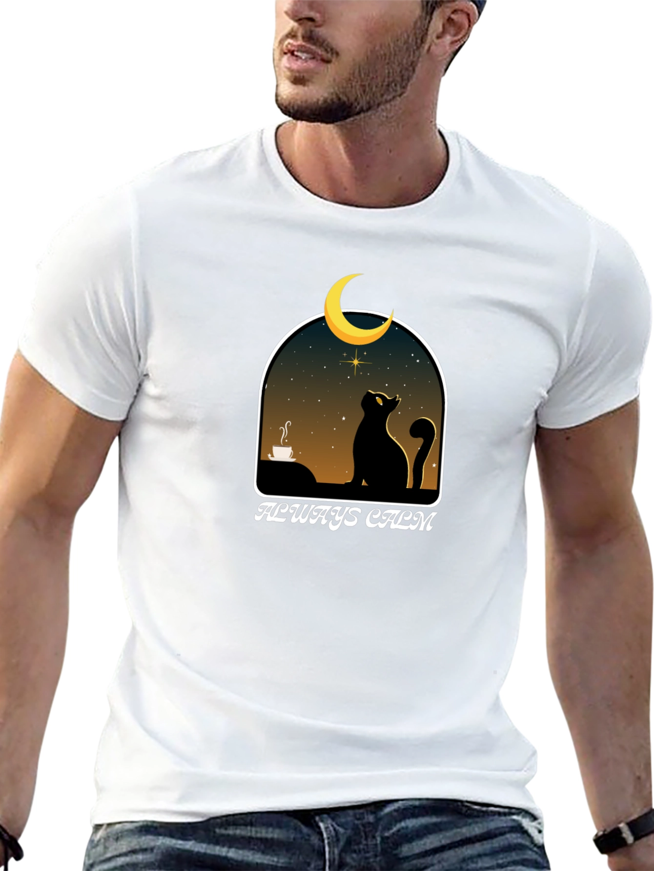 Always Calm Cat T-Shirt