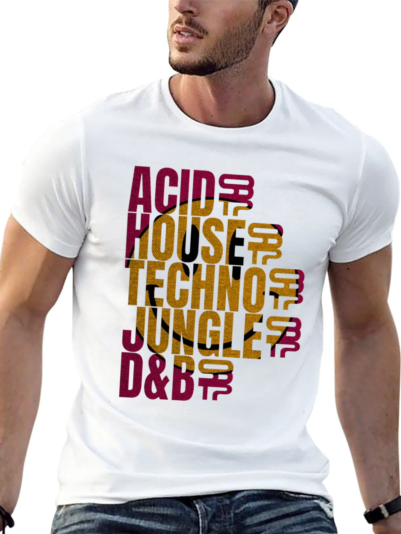 Acid House Techno Music Graphic T-Shirt