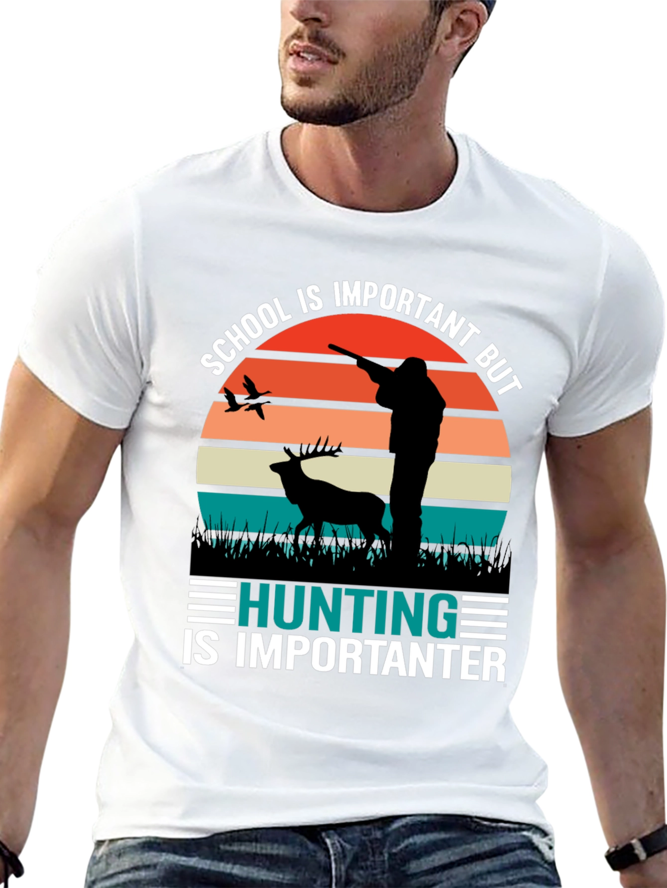 Hunting Is Importanter Graphic T-Shirt