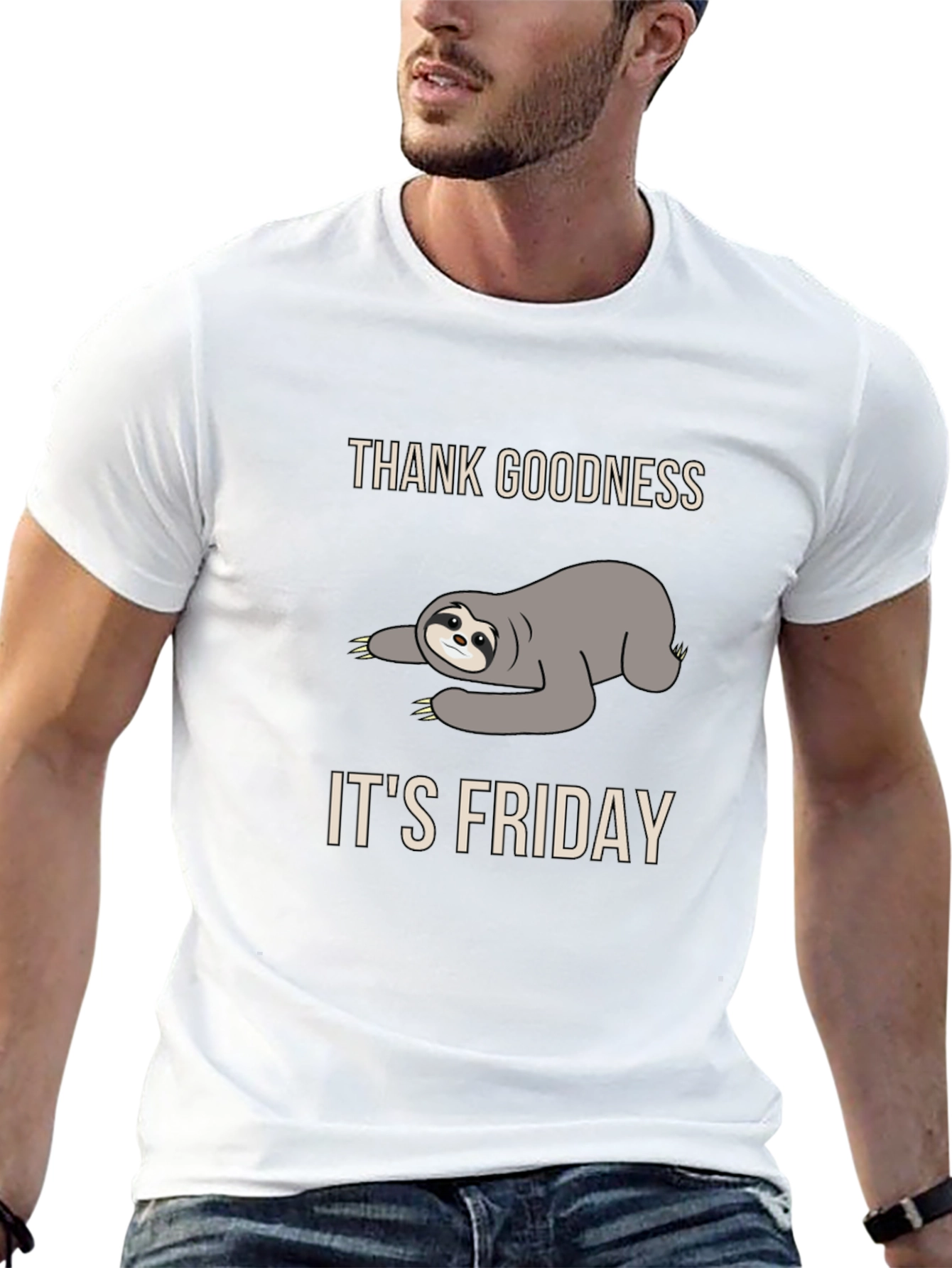 Sloth Friday T-Shirt - Thank Goodness Its Friday!