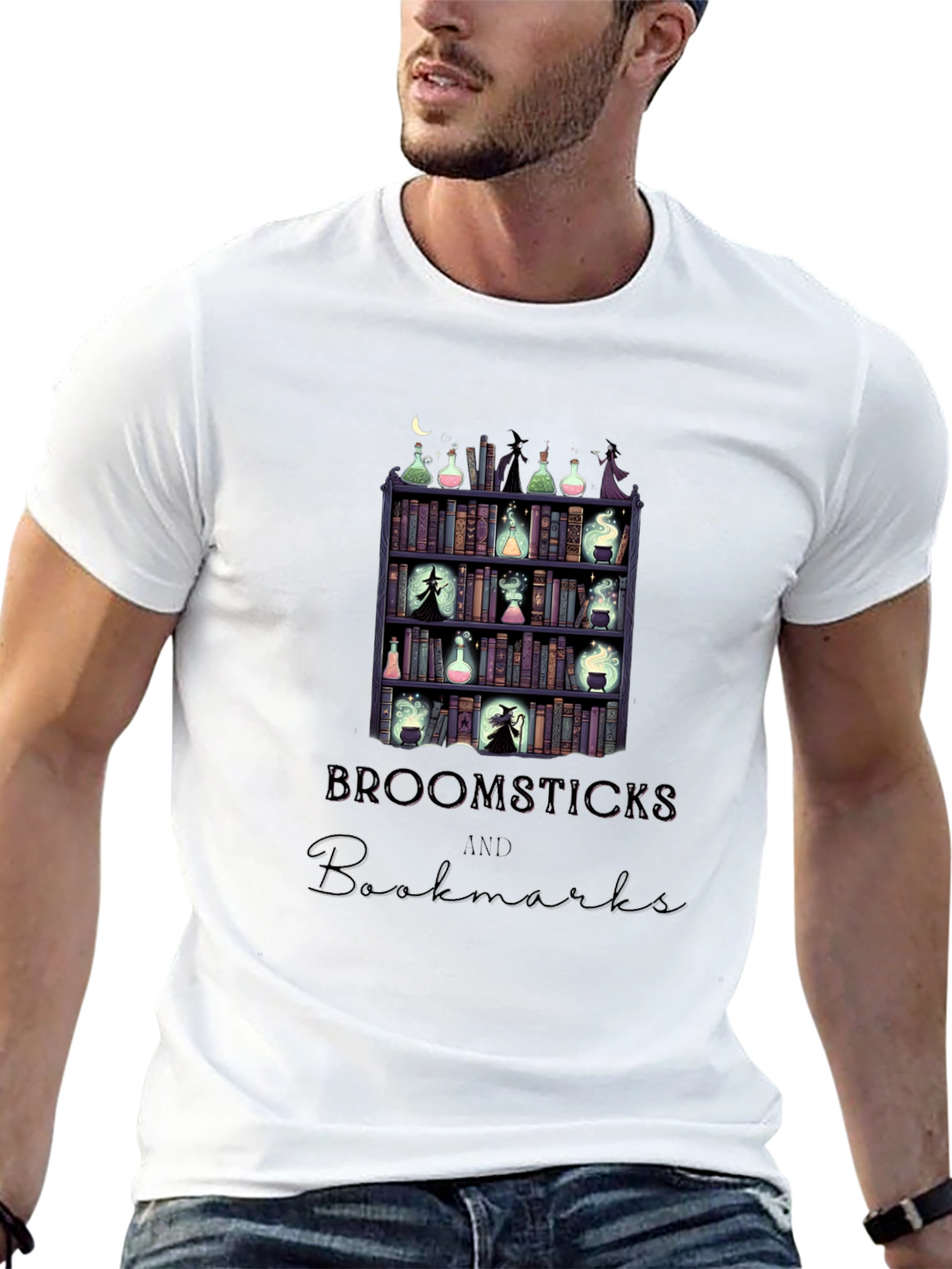 Witchy Bookshelf T-Shirt