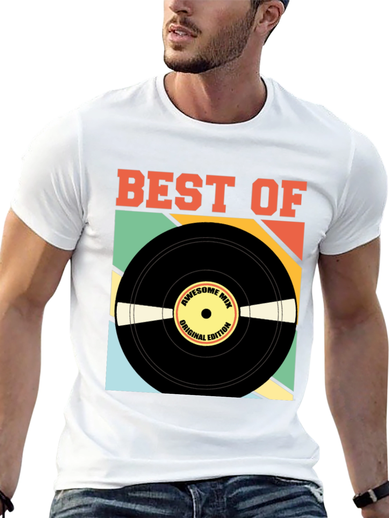 Best Of Vinyl Record Graphic T-Shirt