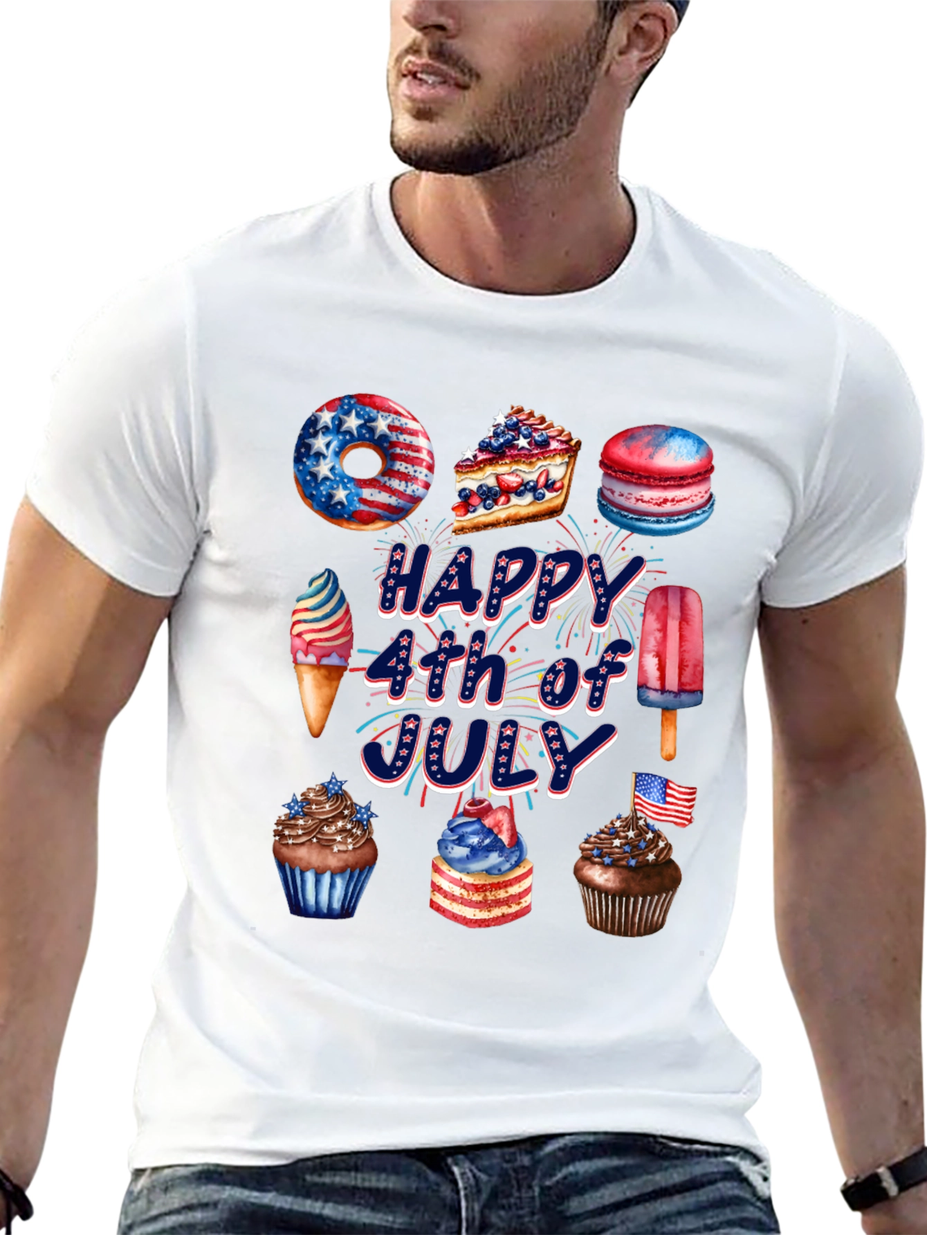 Festive 4th of July Sweets T-Shirt