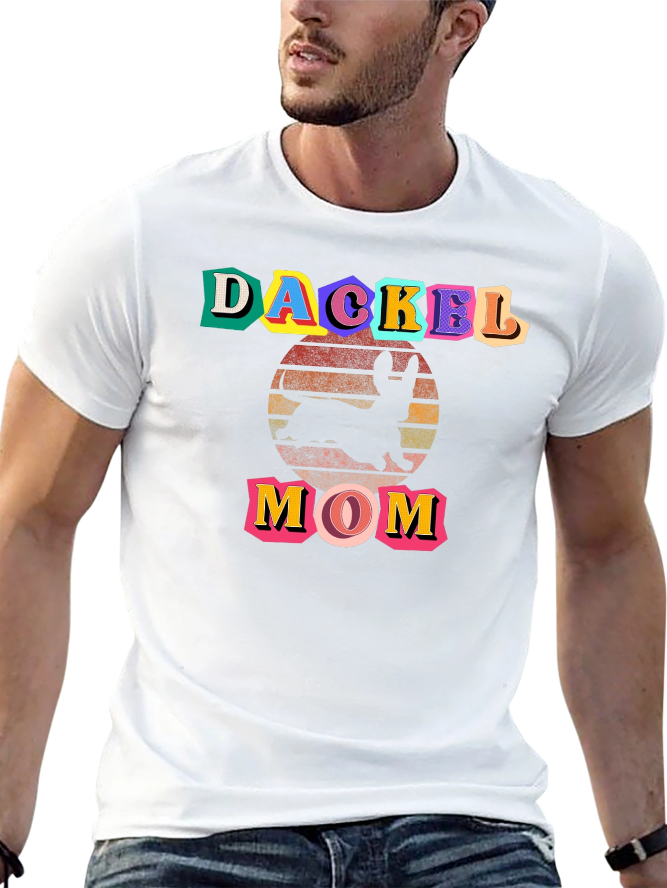 Dachshund Mom Black T-Shirt: Cute Dog Lover Tee