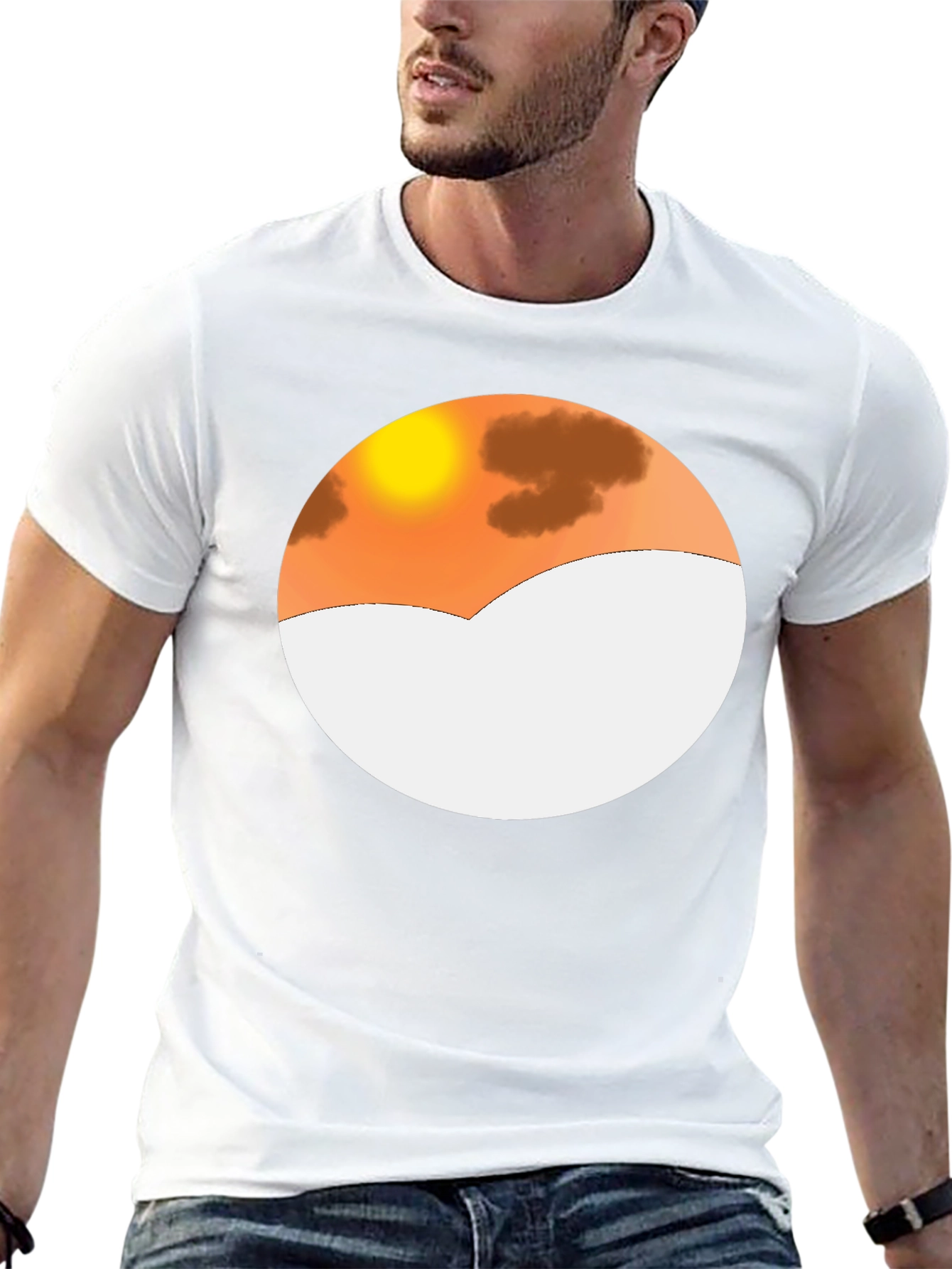 Sunset Mountain Graphic Tee - Stylish Casual Wear