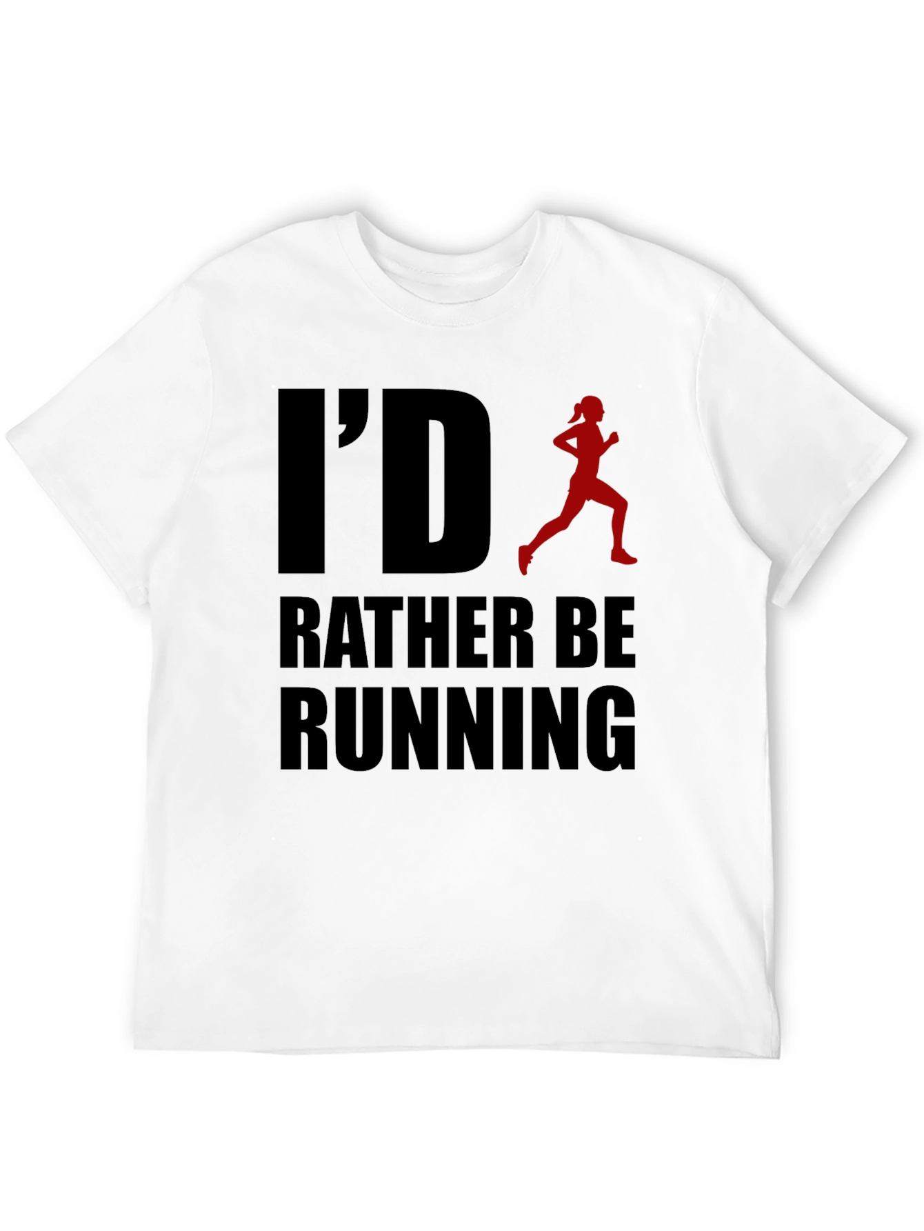 Id Rather Be Running T-Shirt - Mens Graphic Tee