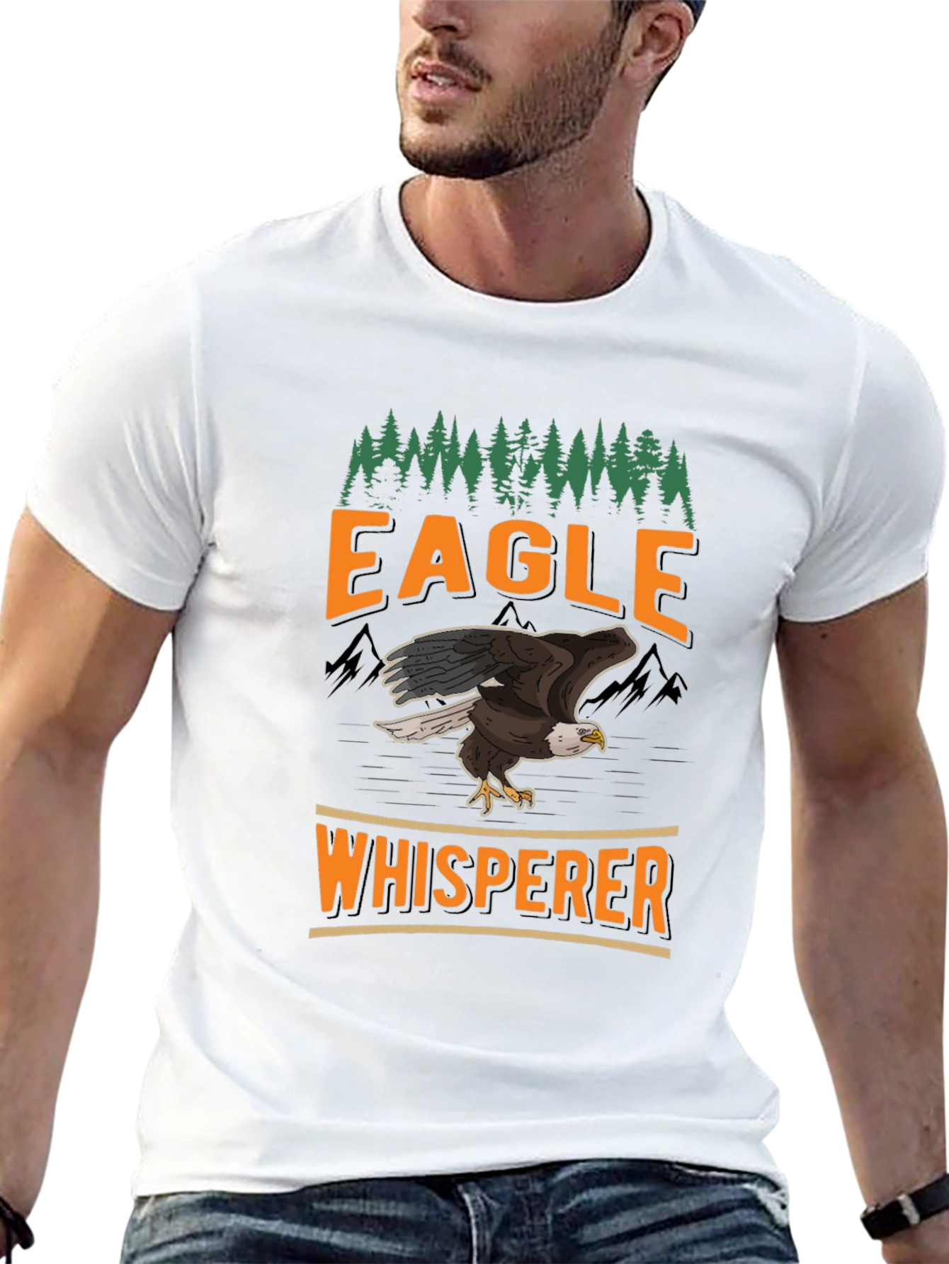 Eagle Whisperer Graphic Tee - Nature Lover T-Shirt