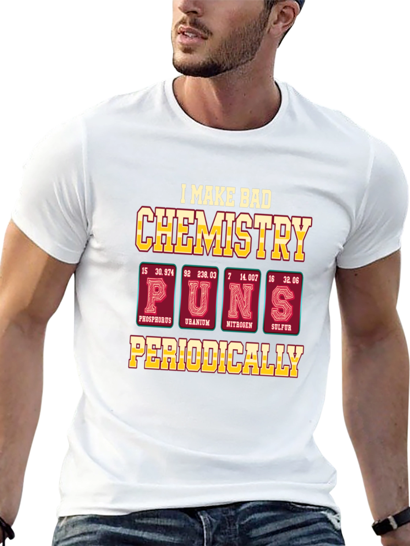 Chemistry Puns T-Shirt - Funny Periodic Table Elements