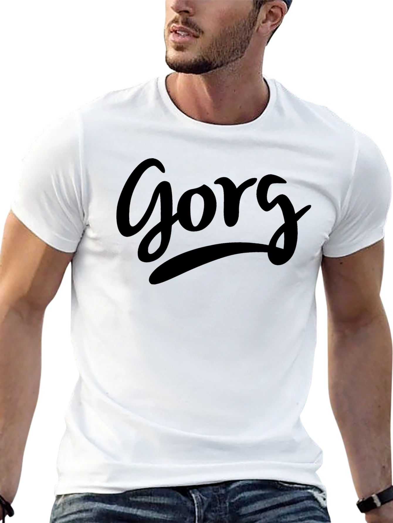 Gorg Graphic Tee - Stylish Black T-Shirt