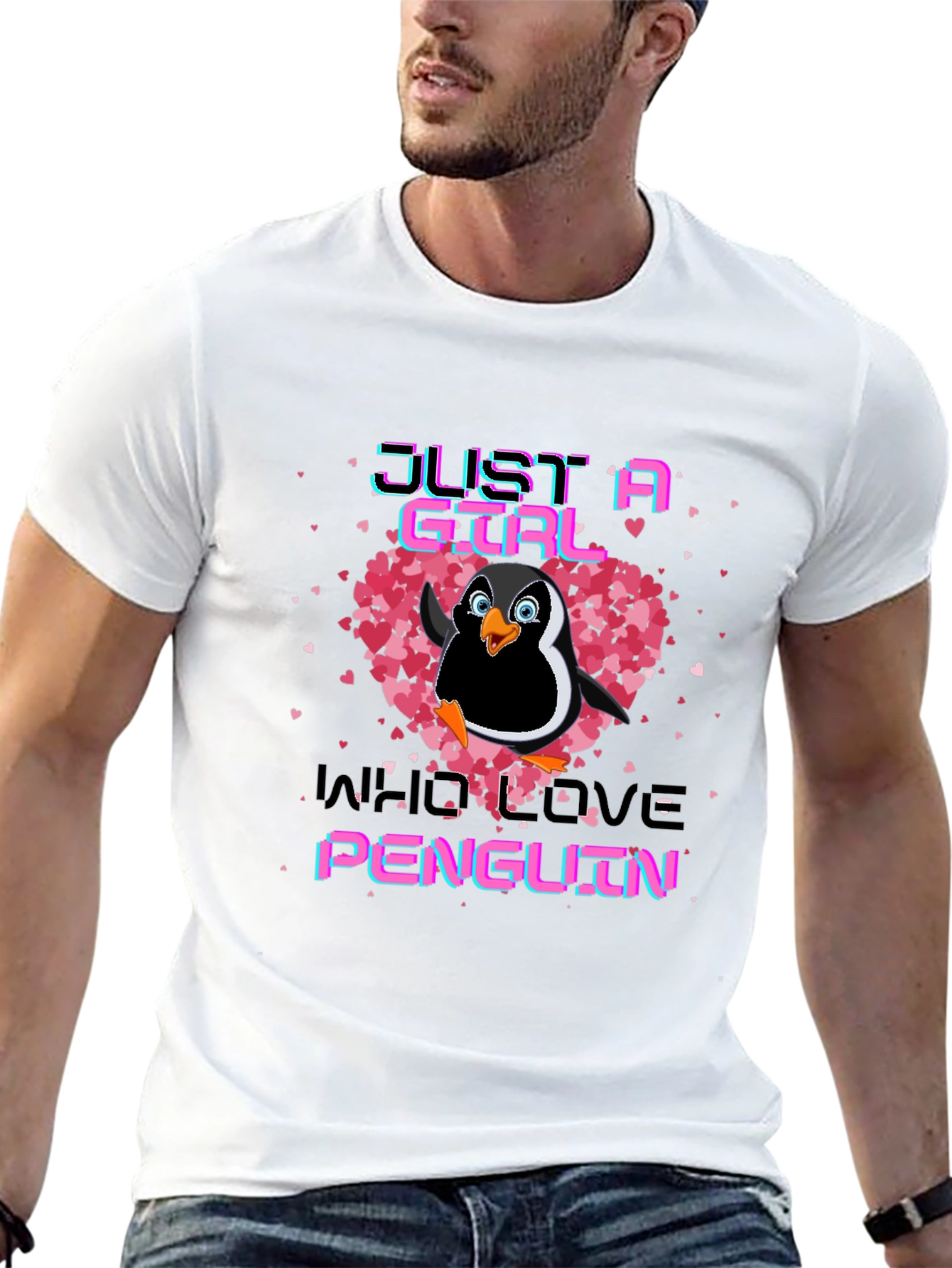 Just A Girl Who Loves Penguins T-Shirt