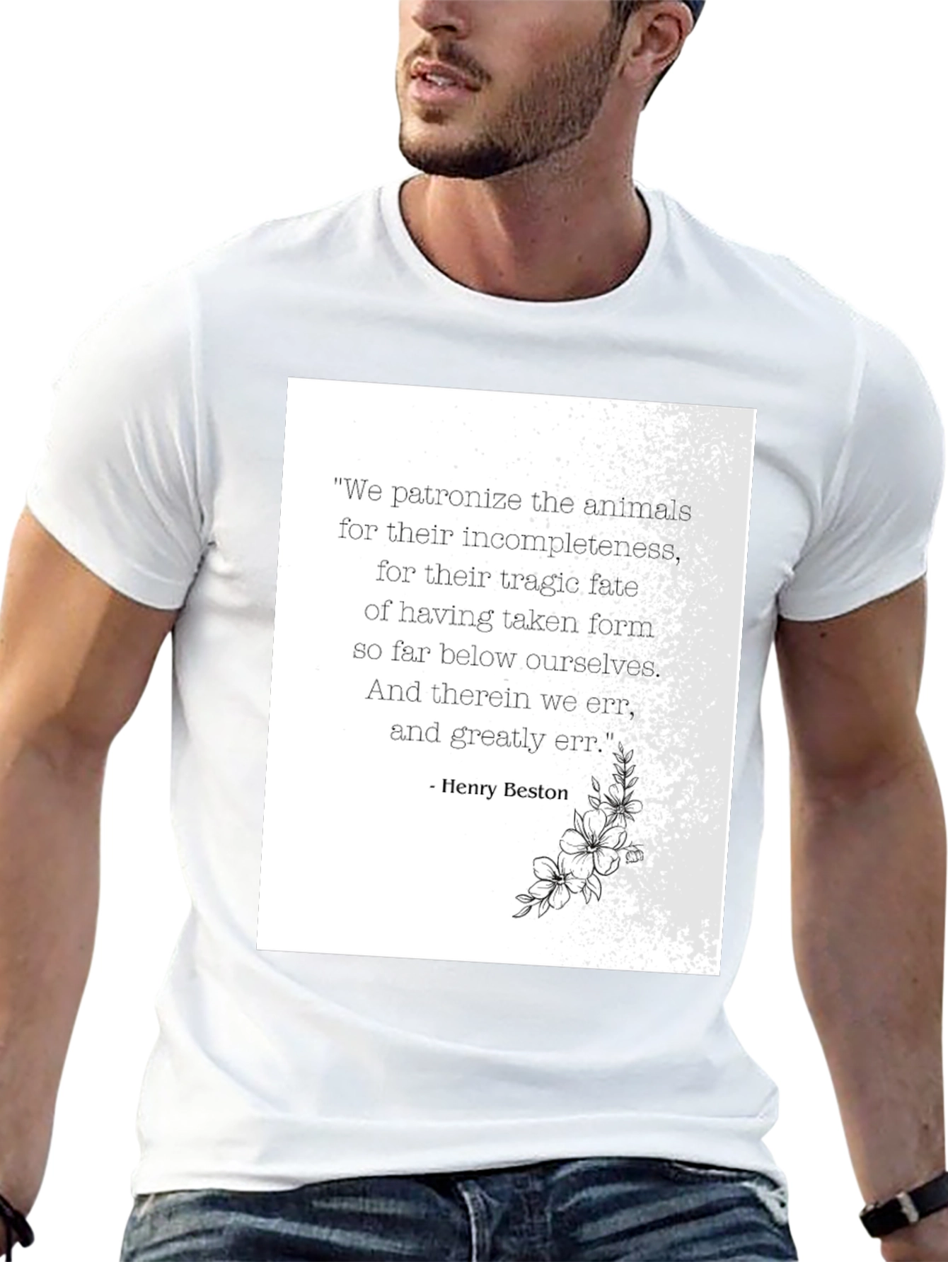 Animal Quote T-Shirt - Henry Beston
