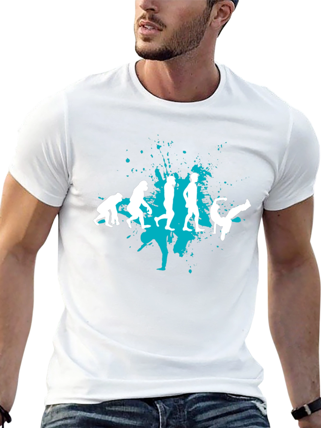 Evolution of Dance Black Graphic T-Shirt