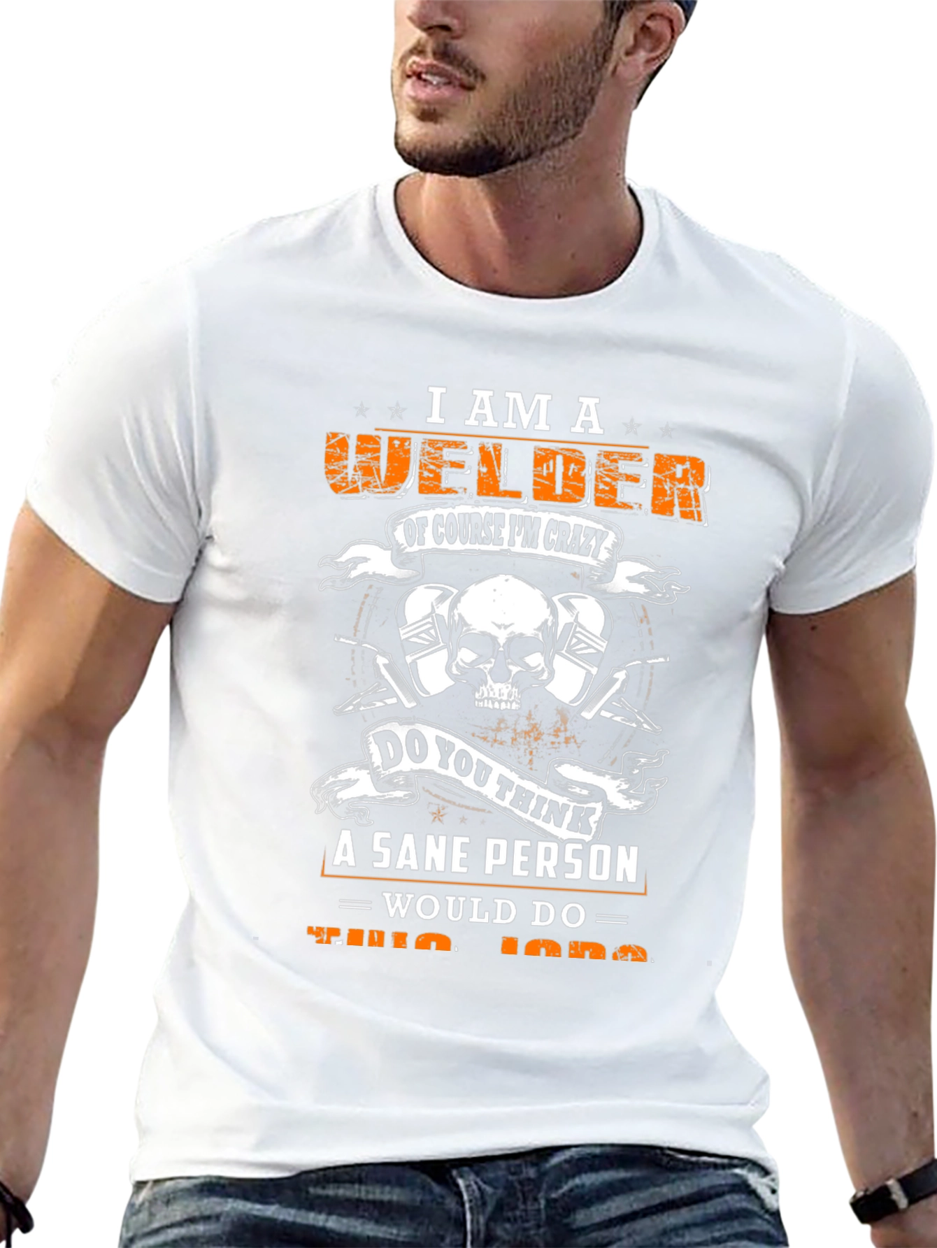 Welder T-Shirt - Crazy Welder Graphic Tee