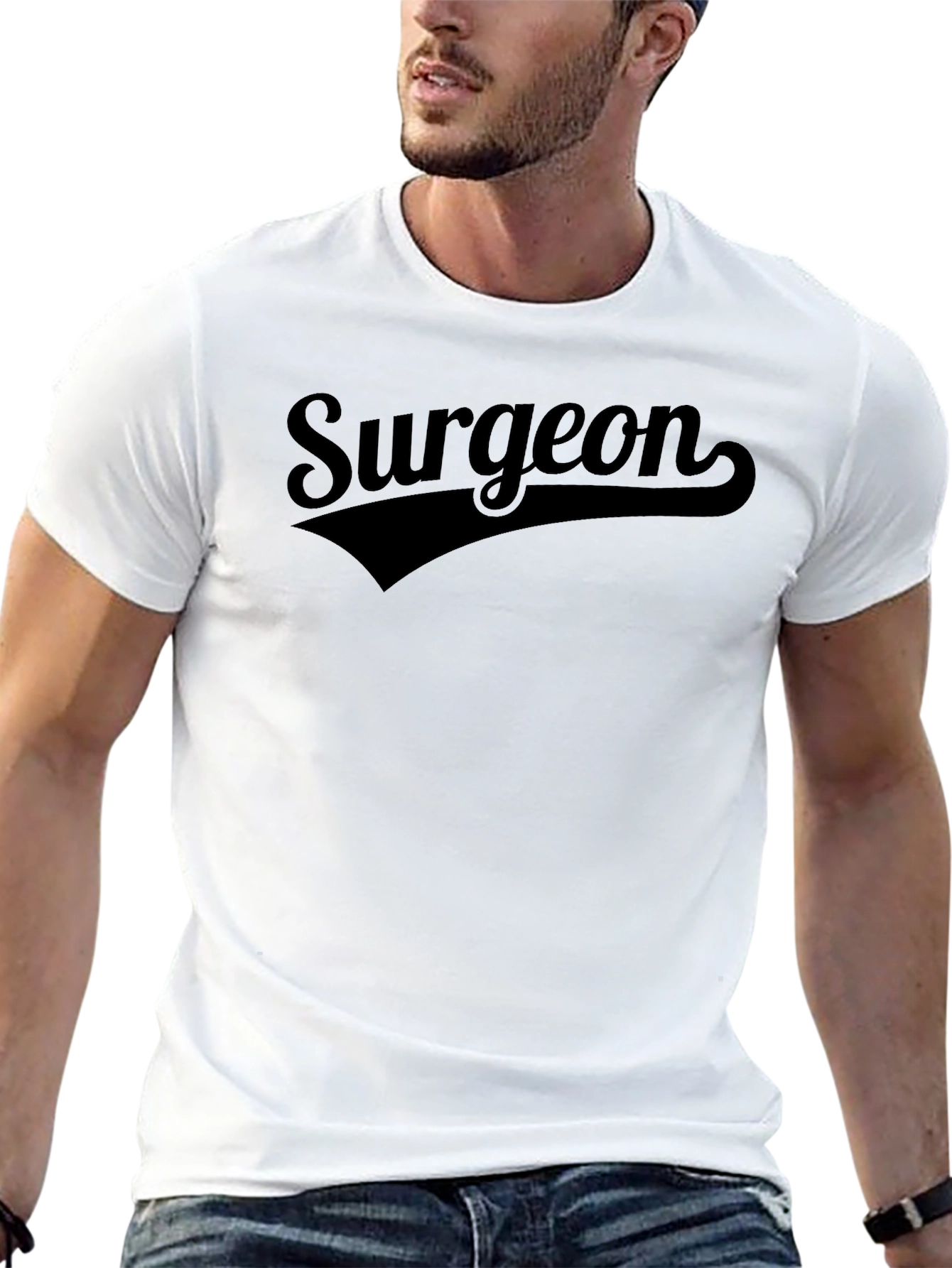 Surgeon T-Shirt - Black Cotton Tee