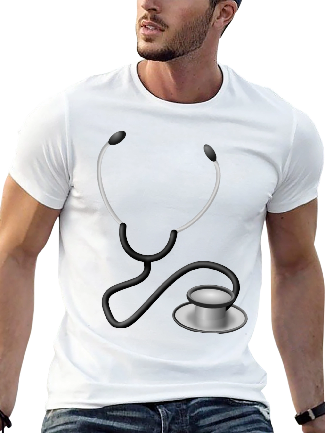 Medical Stethoscope Graphic T-Shirt