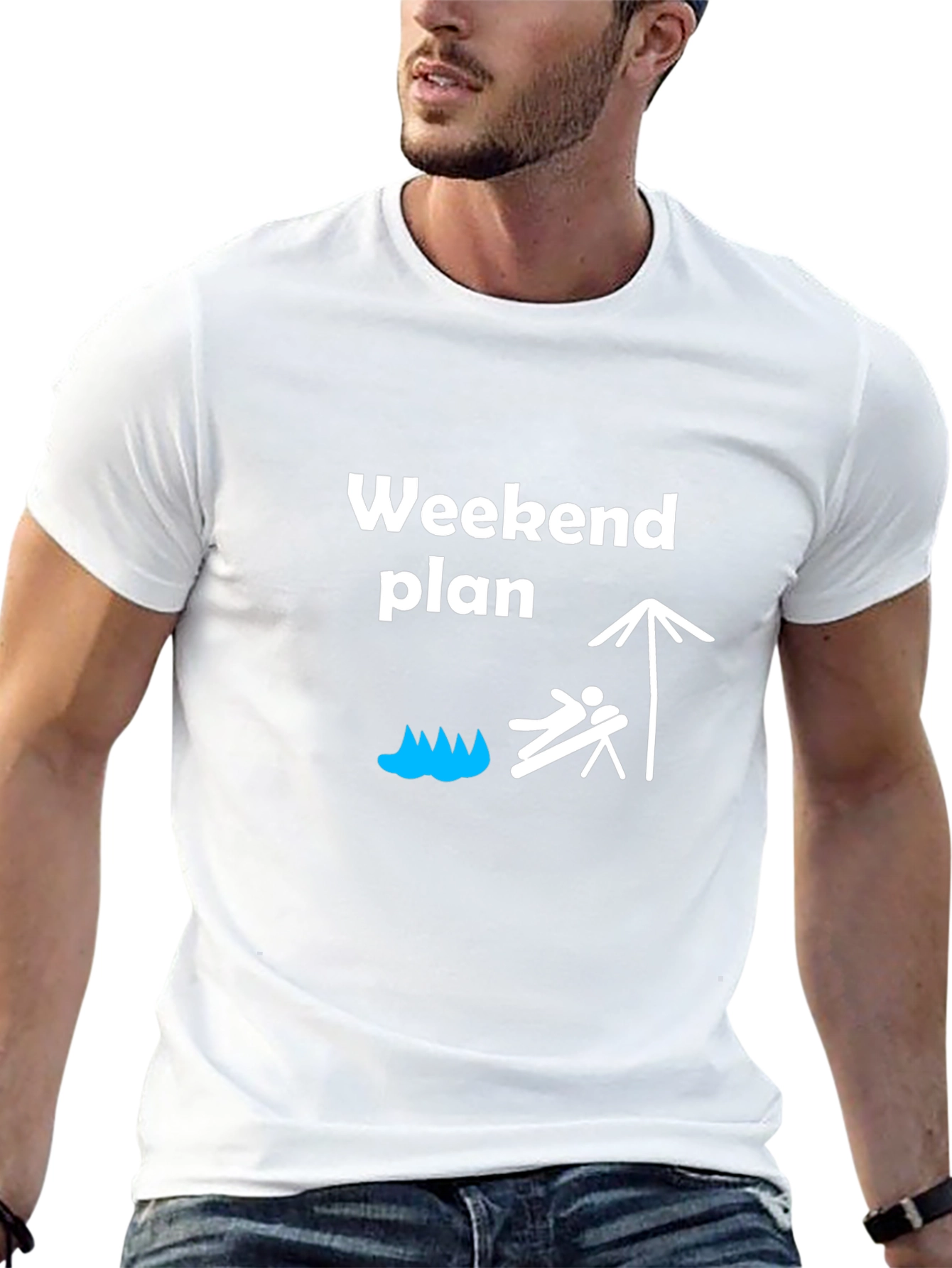 Weekend Plan Graphic T-Shirt