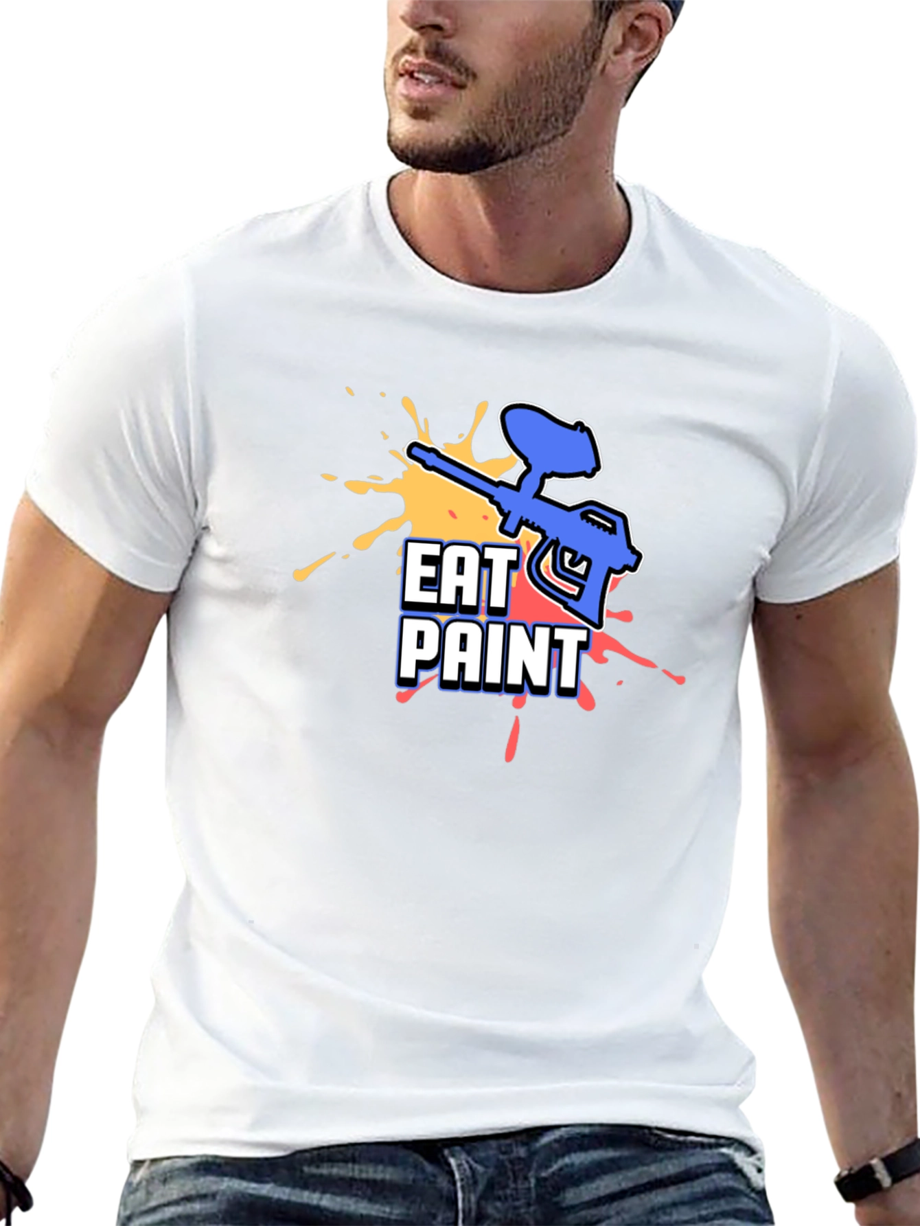 Eat Paint T-Shirt - Paintball Design