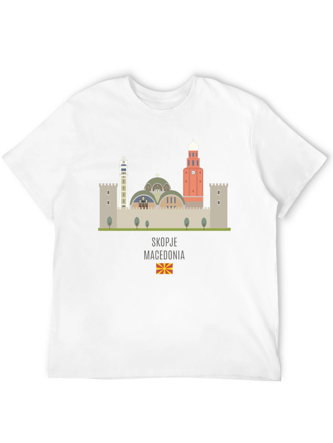Skopje Macedonia Graphic T-Shirt