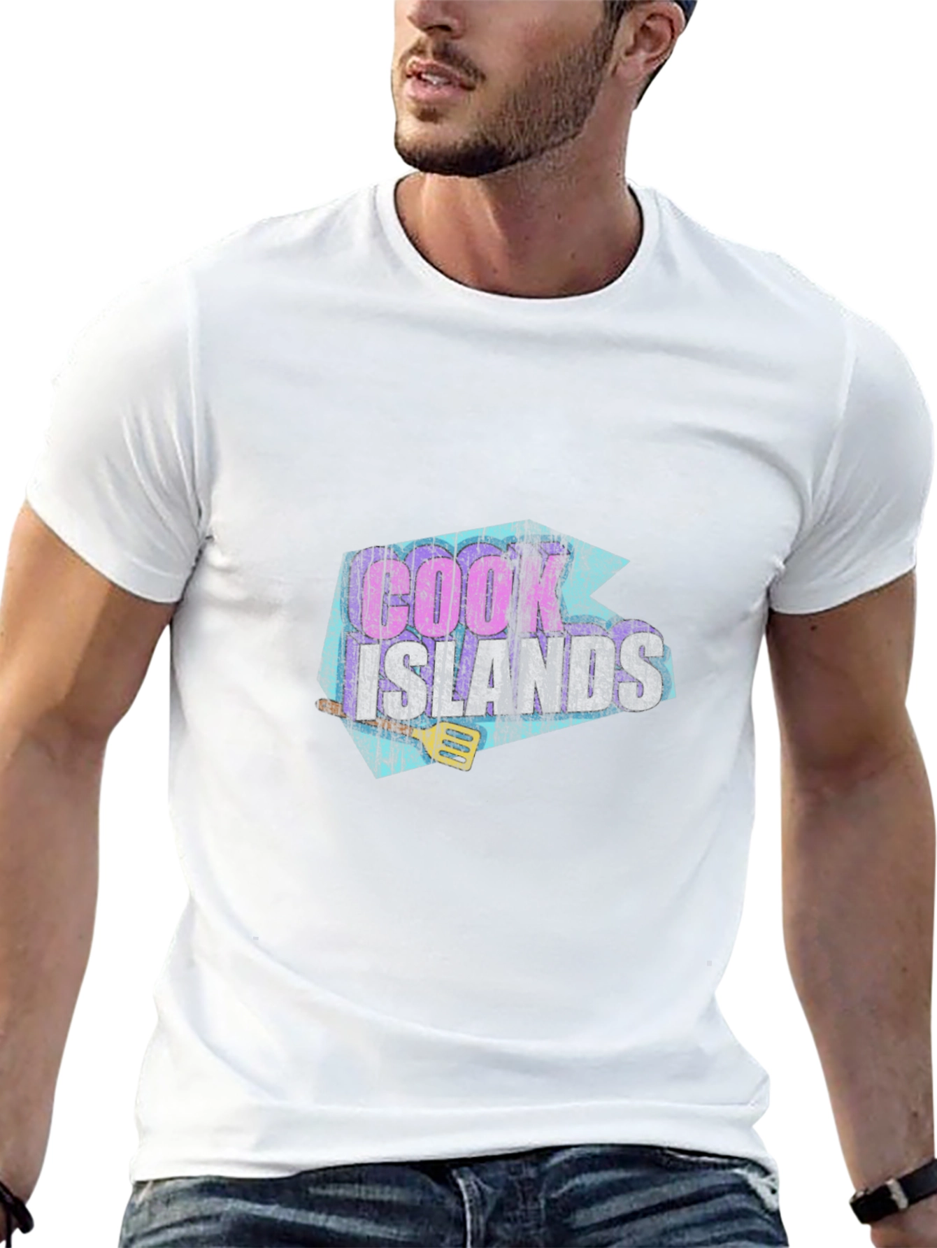 Cook Islands Graphic T-Shirt - Retro Style