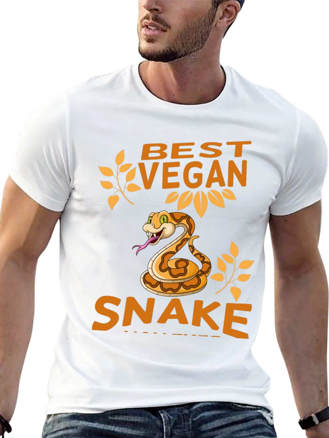 Best Vegan Snake Graphic Tee
