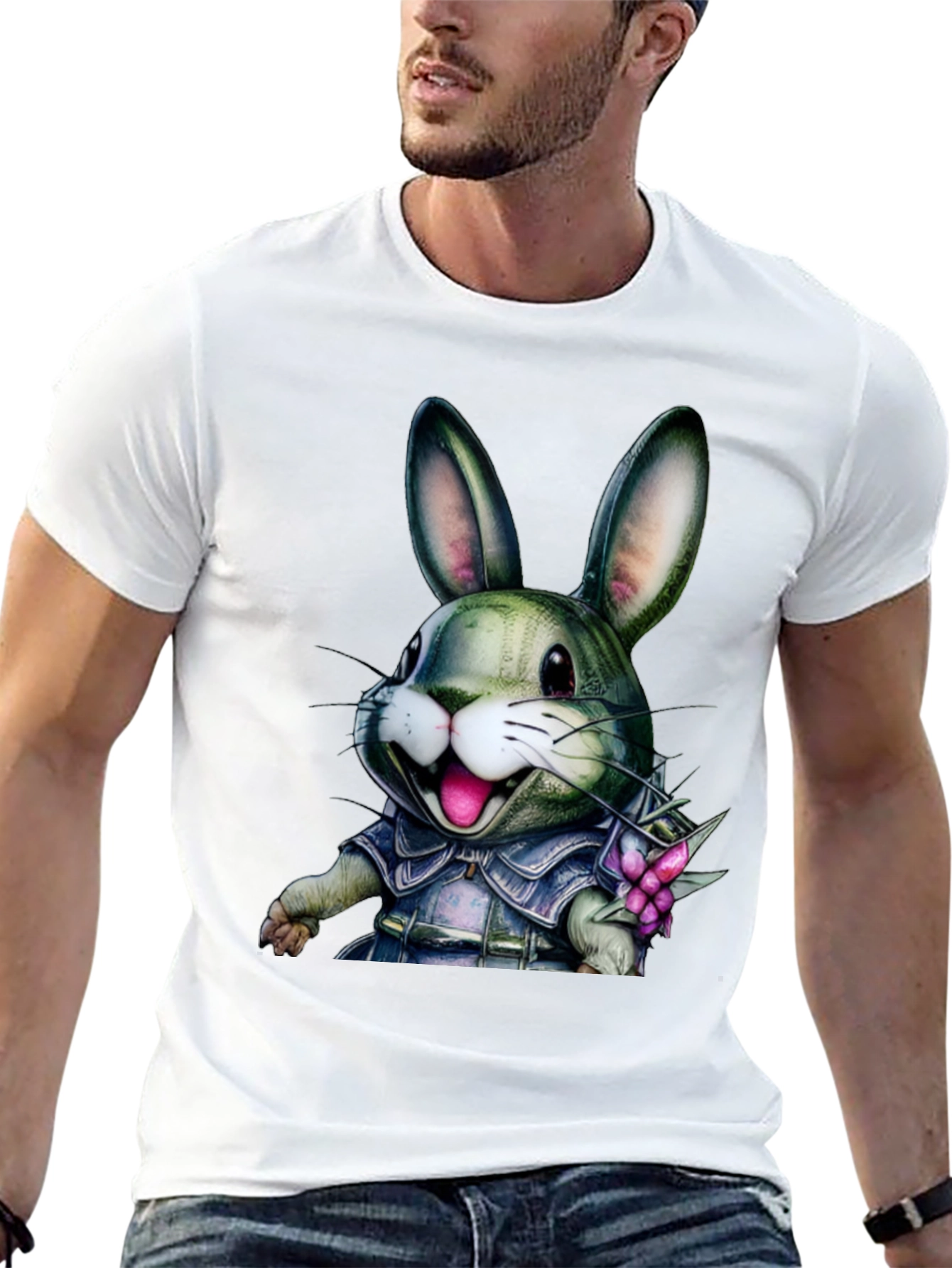 Bunny Graphic Tee - Unique Character Design