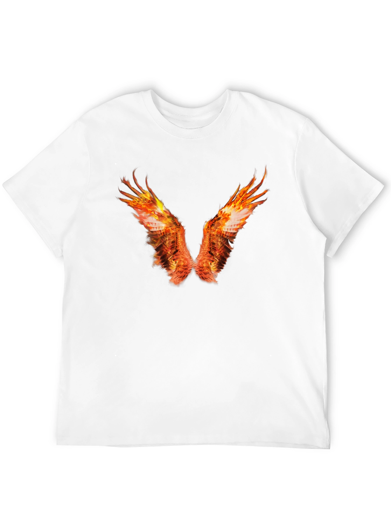 Fiery Wings Graphic Tee - Bold & Unique Design