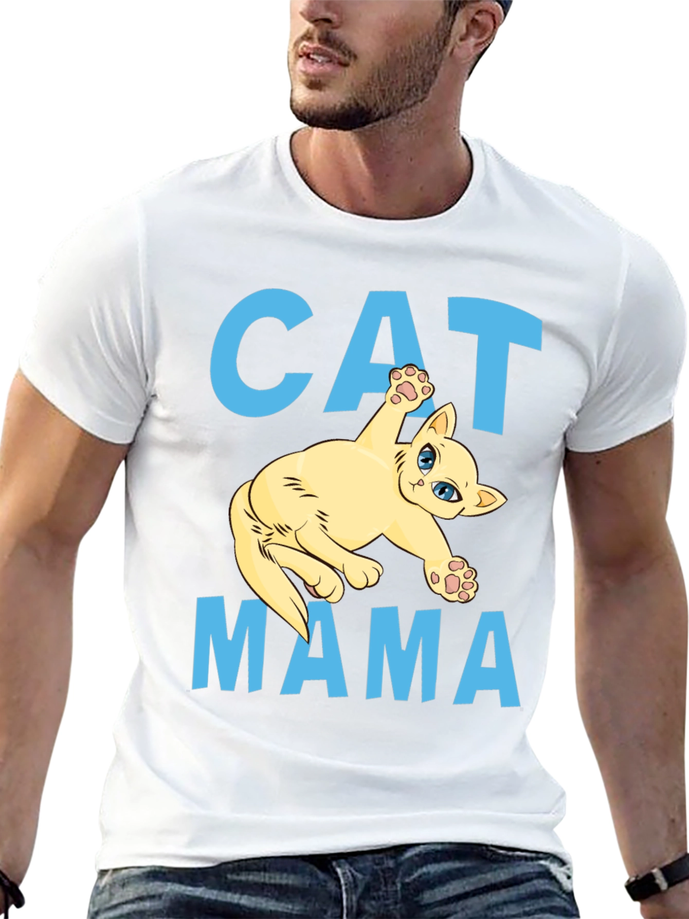 Cat Mama Graphic T-Shirt