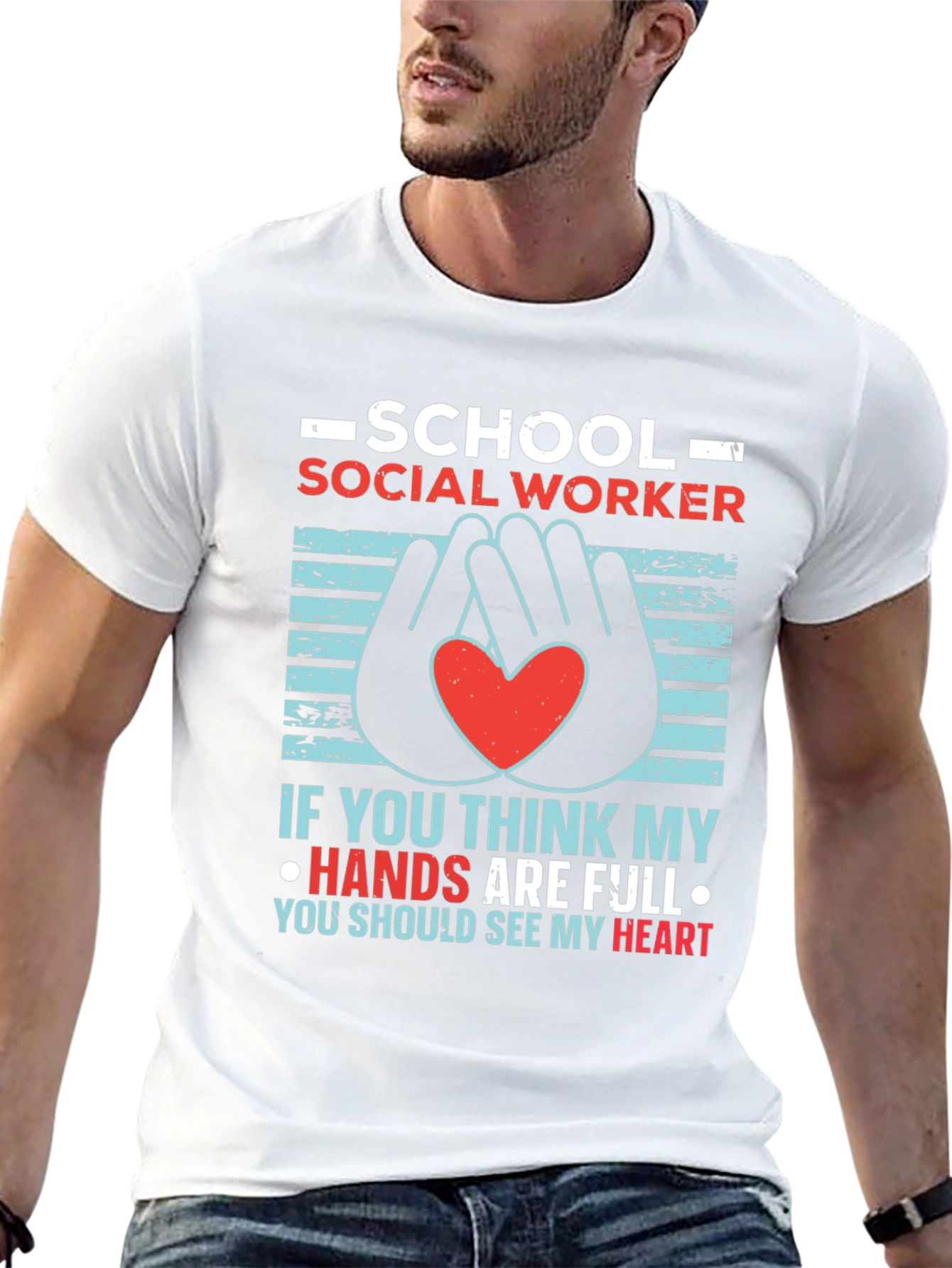School Social Worker Graphic T-Shirt