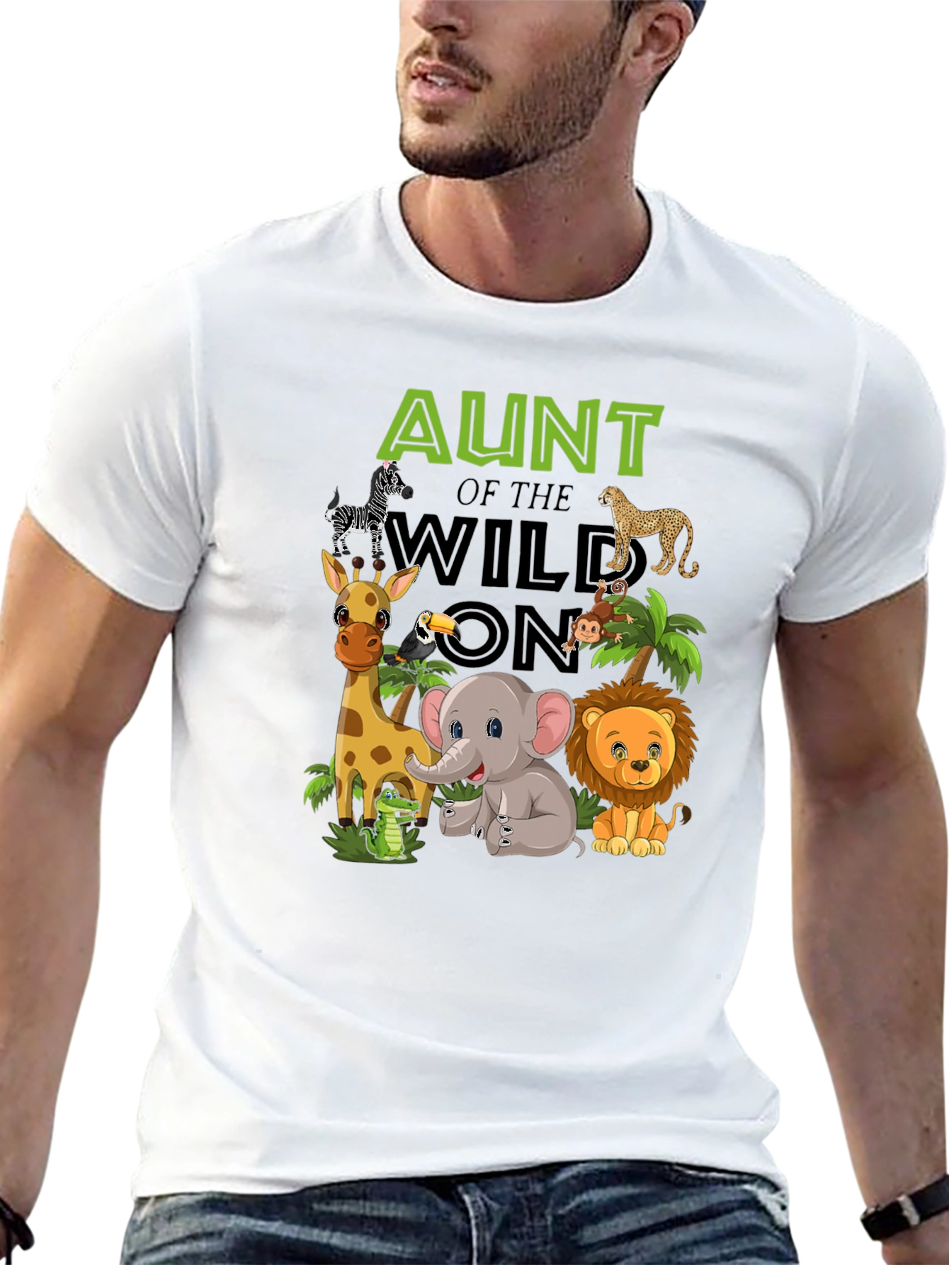 Aunt of the Wild One Graphic T-Shirt