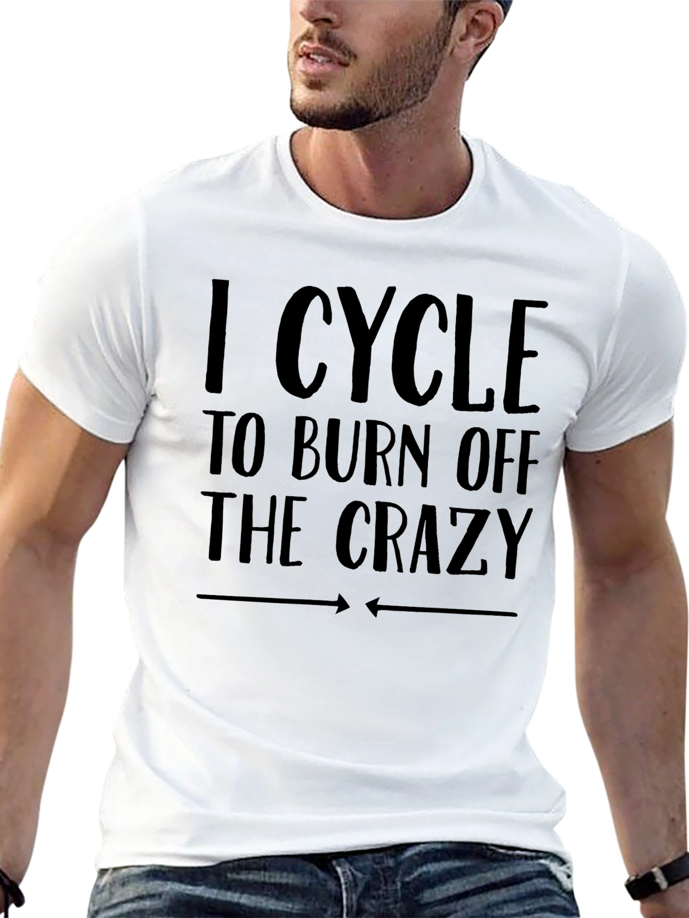 I Cycle to Burn Off the Crazy Graphic Tee