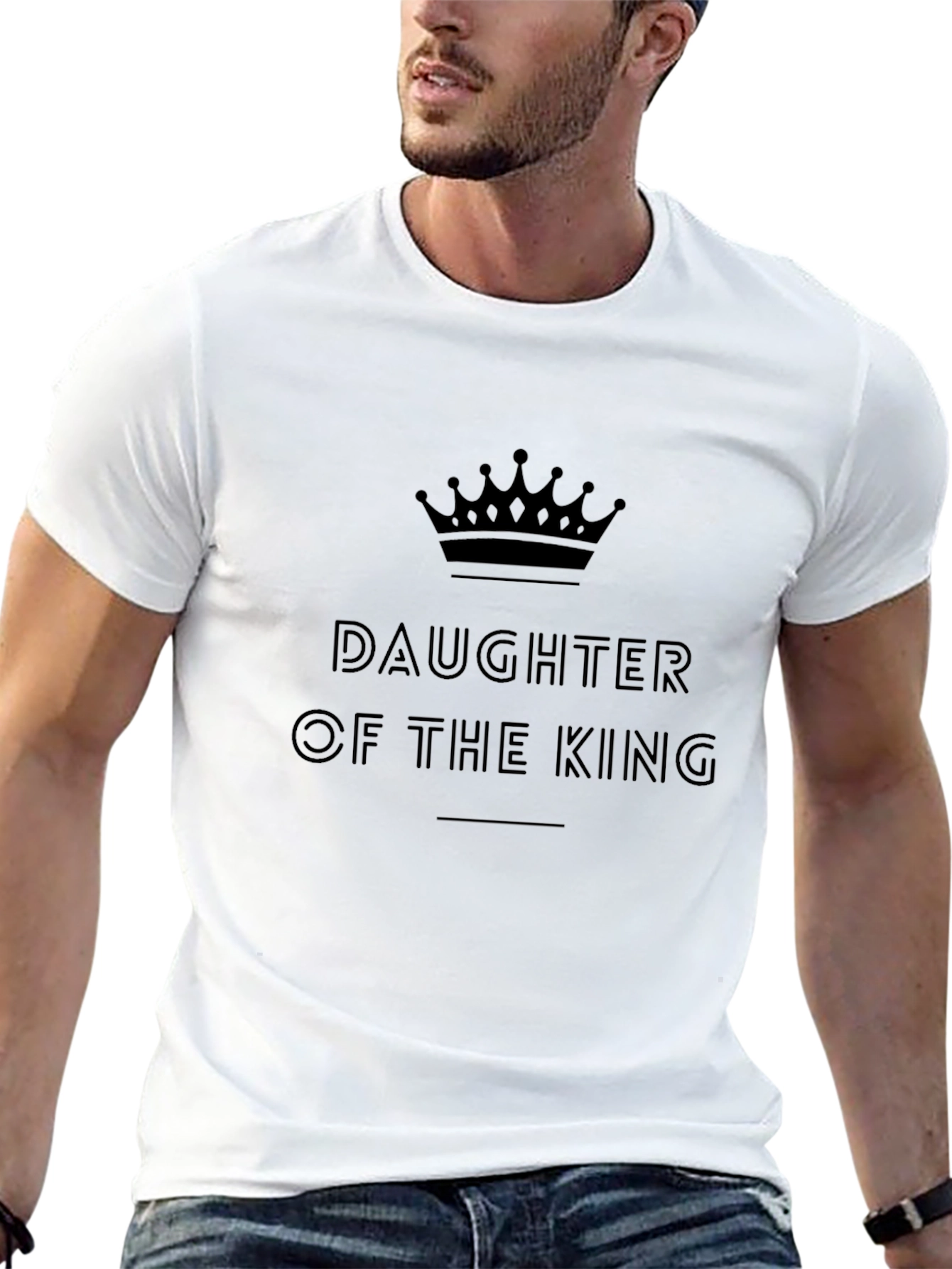 Daughter of the King Black Graphic T-Shirt
