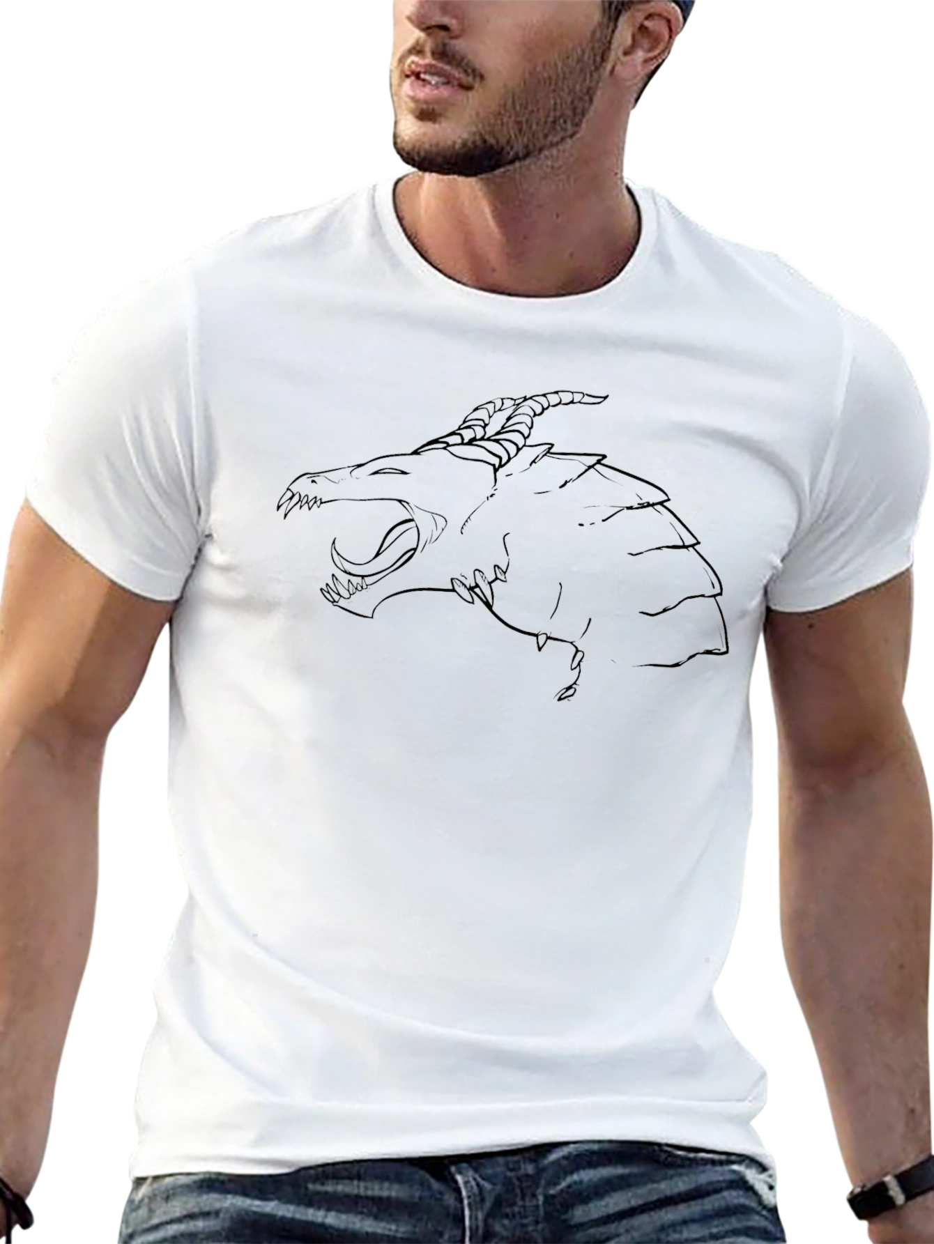 Dragon Graphic Black T-Shirt