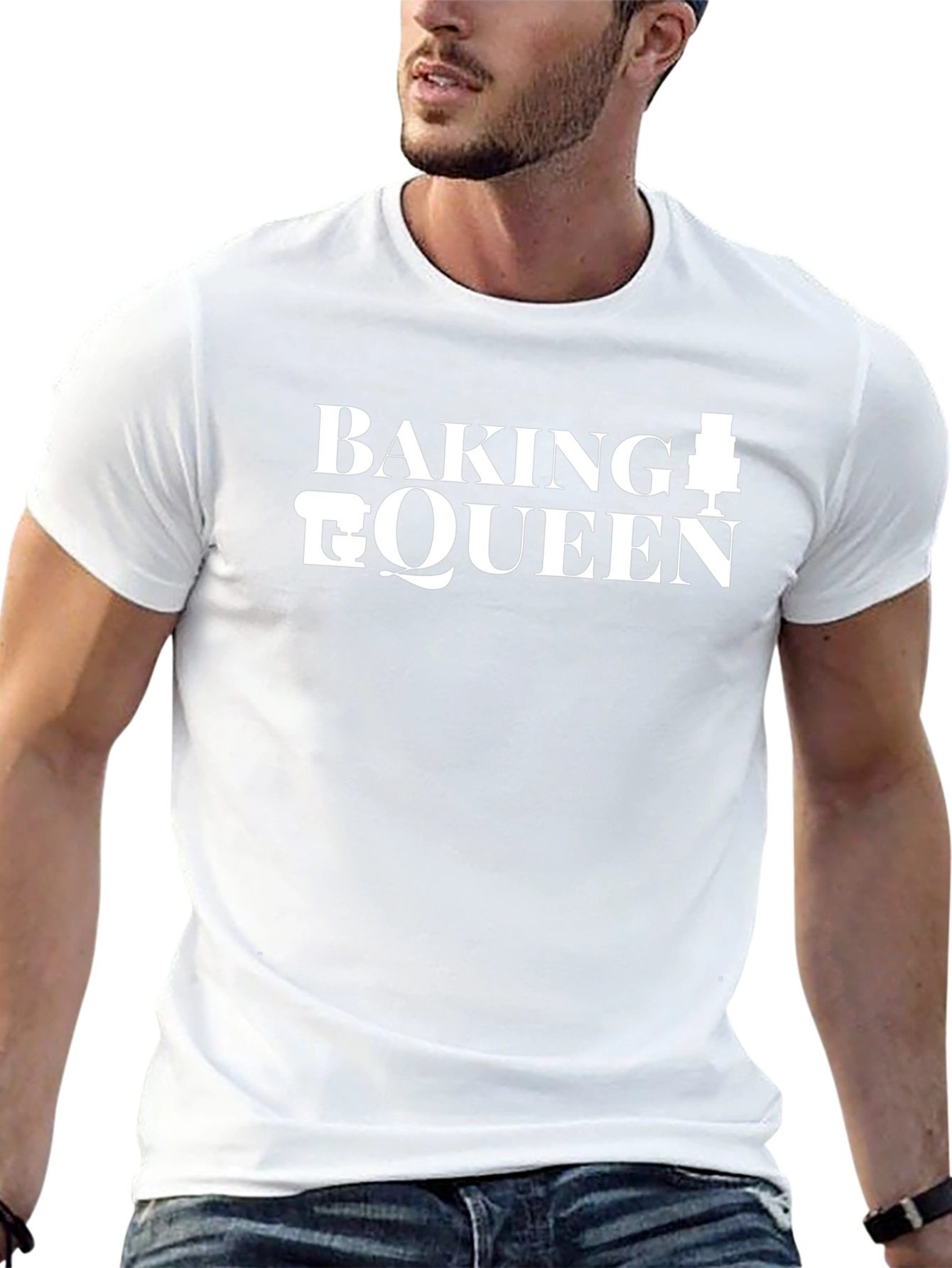 Baking Queen Black Graphic Tee