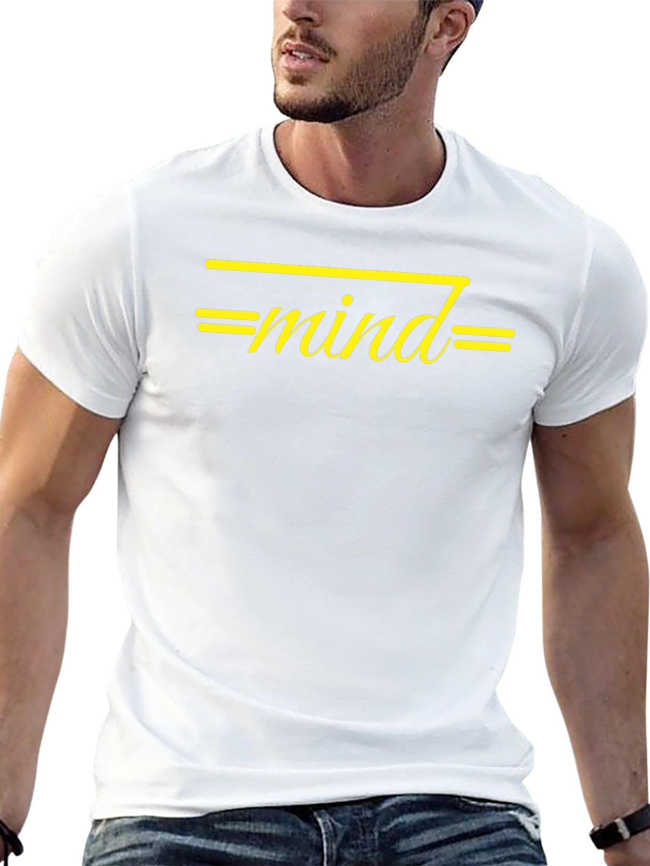 Mind Graphic T-Shirt - Stylish Black Tee