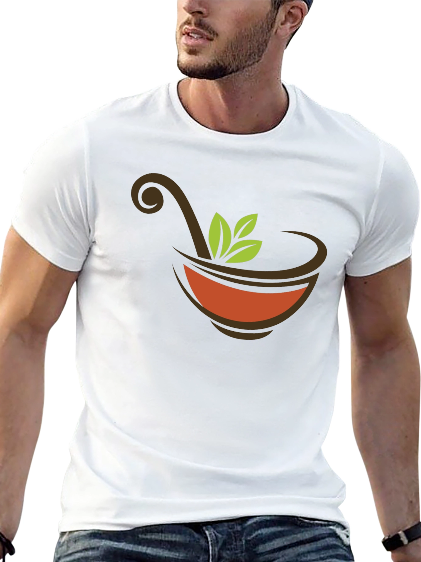 Herbal Tea Bowl Black T-Shirt
