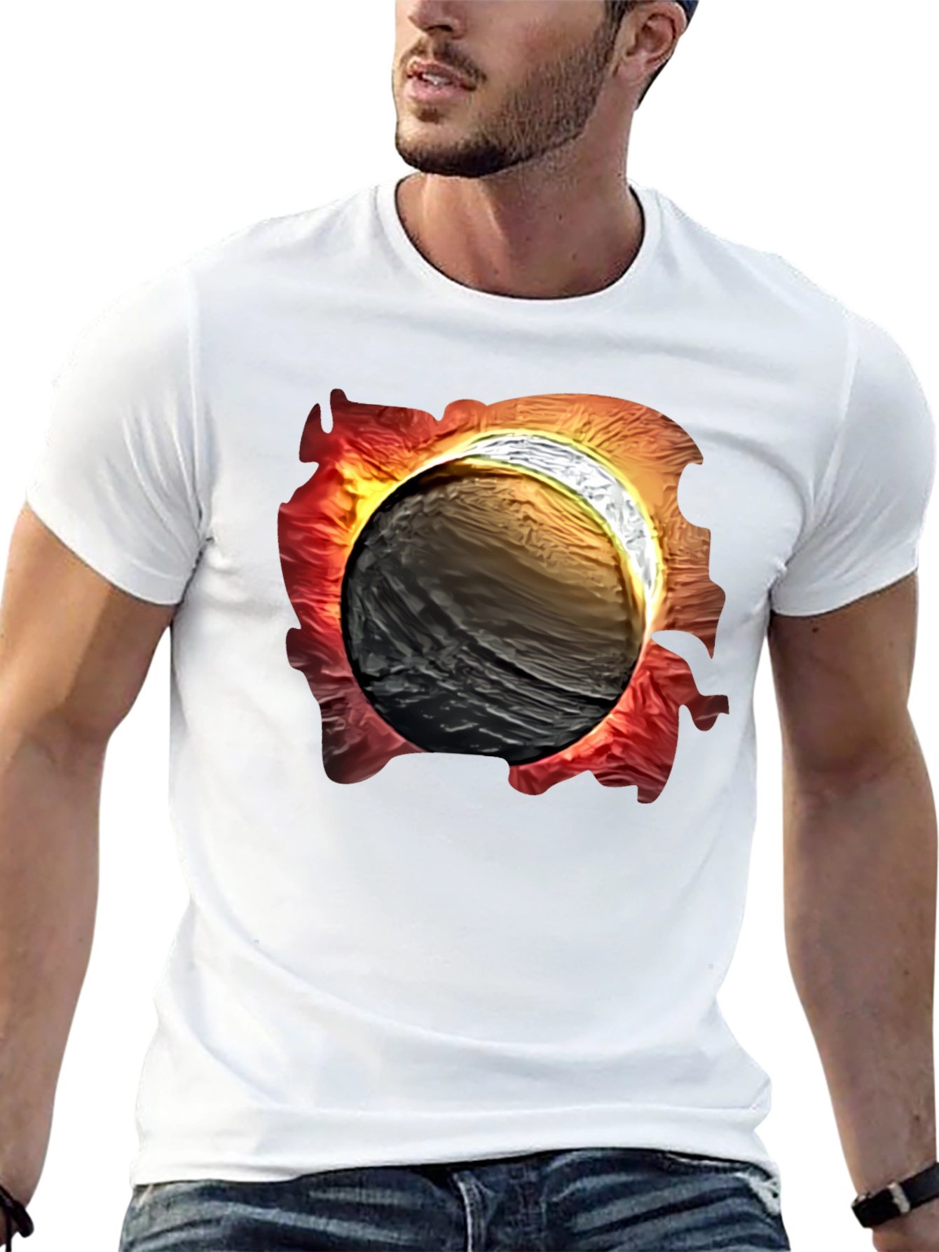 Eclipse Graphic Tee - Mens Black T-Shirt