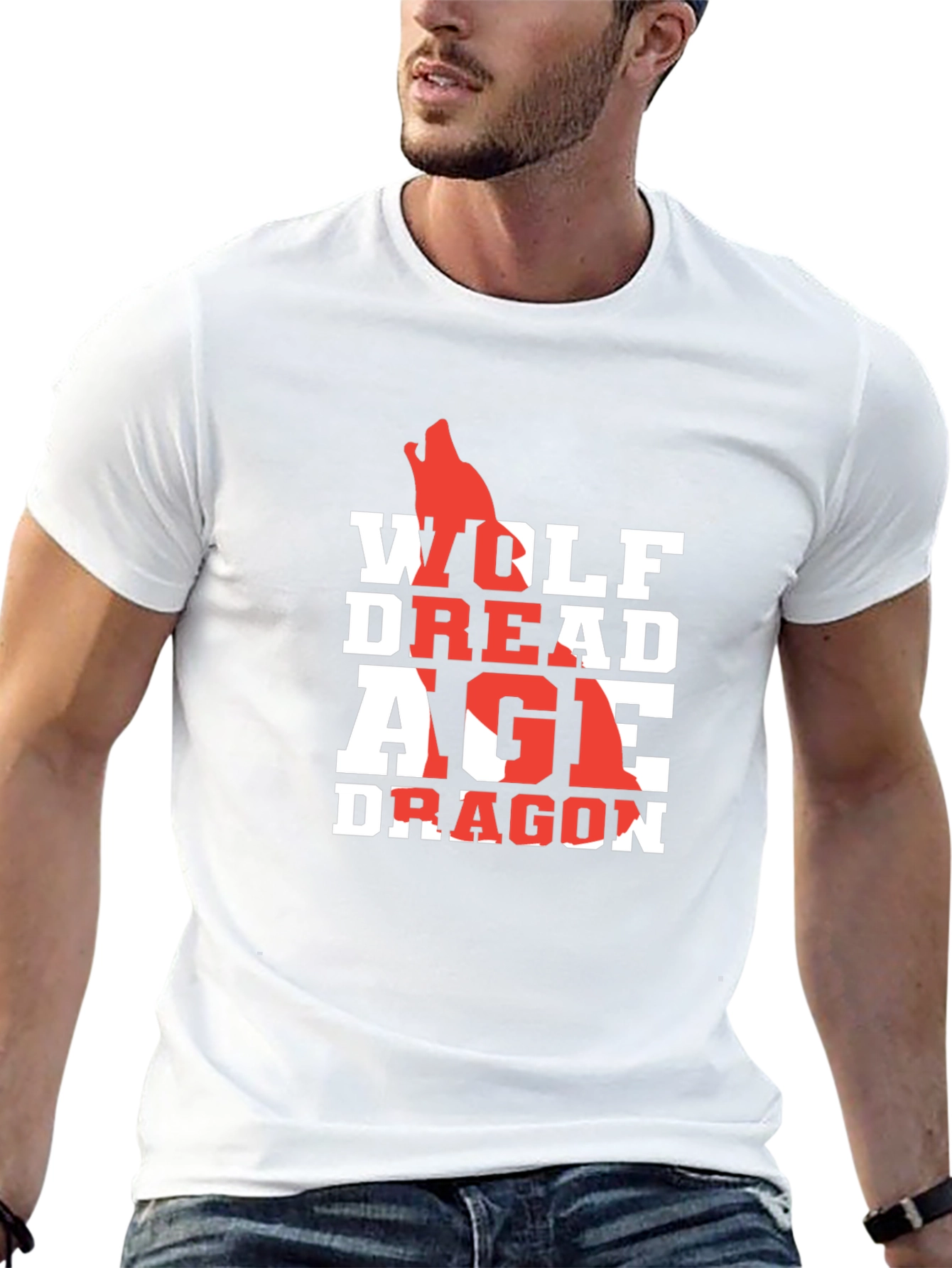 Dragon Age T-Shirt - Wolf Dread Age Dragon Design