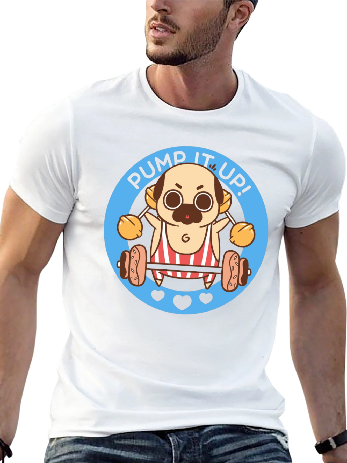 Pug Pump It Up T-Shirt