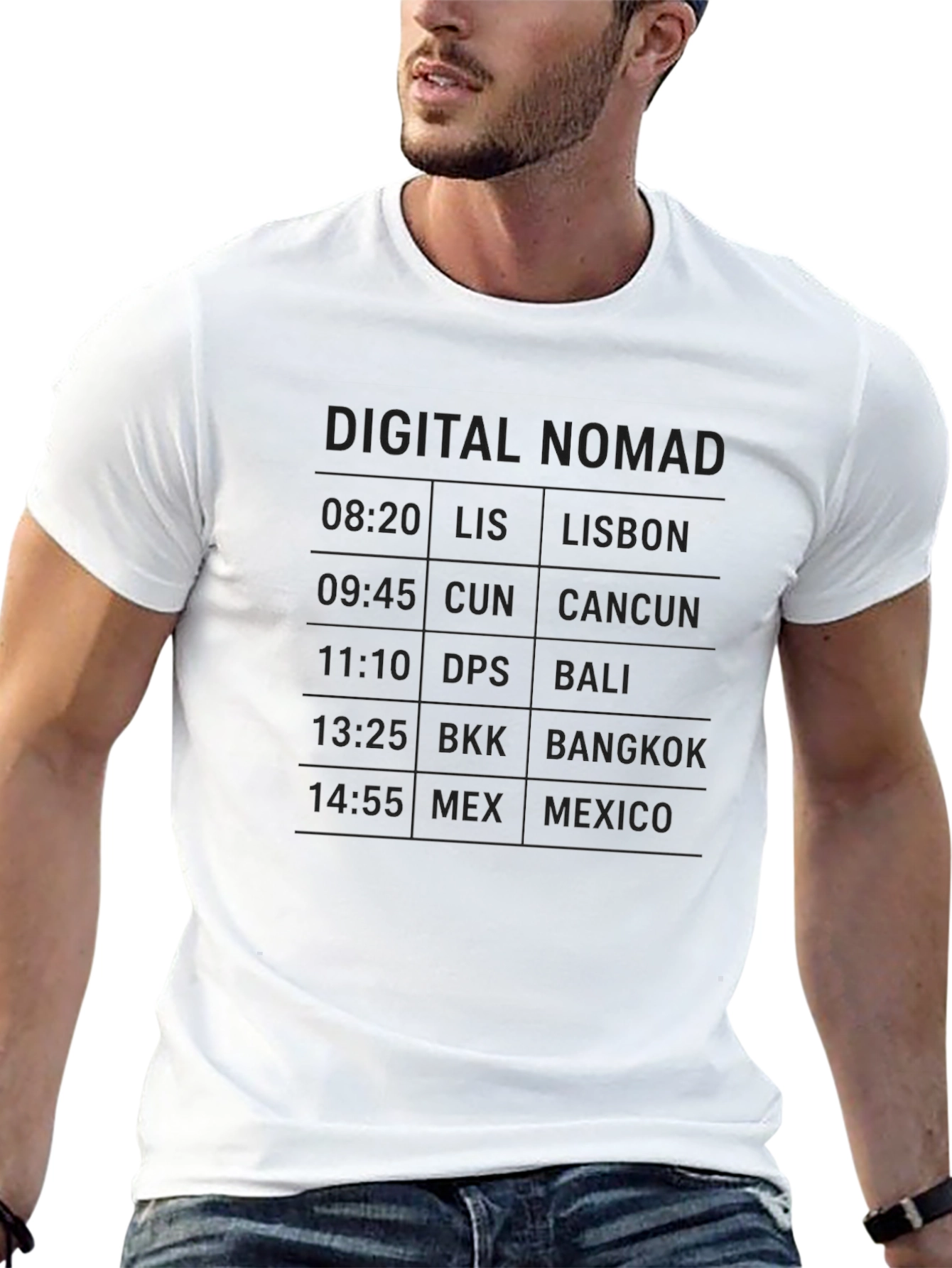 Digital Nomad Travel T-Shirt - Global Adventure