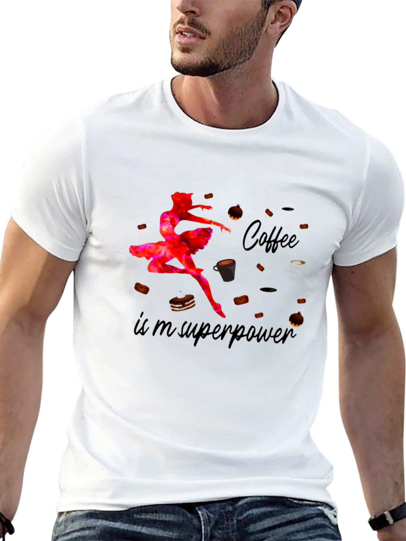 Coffee Superpower Graphic Tee