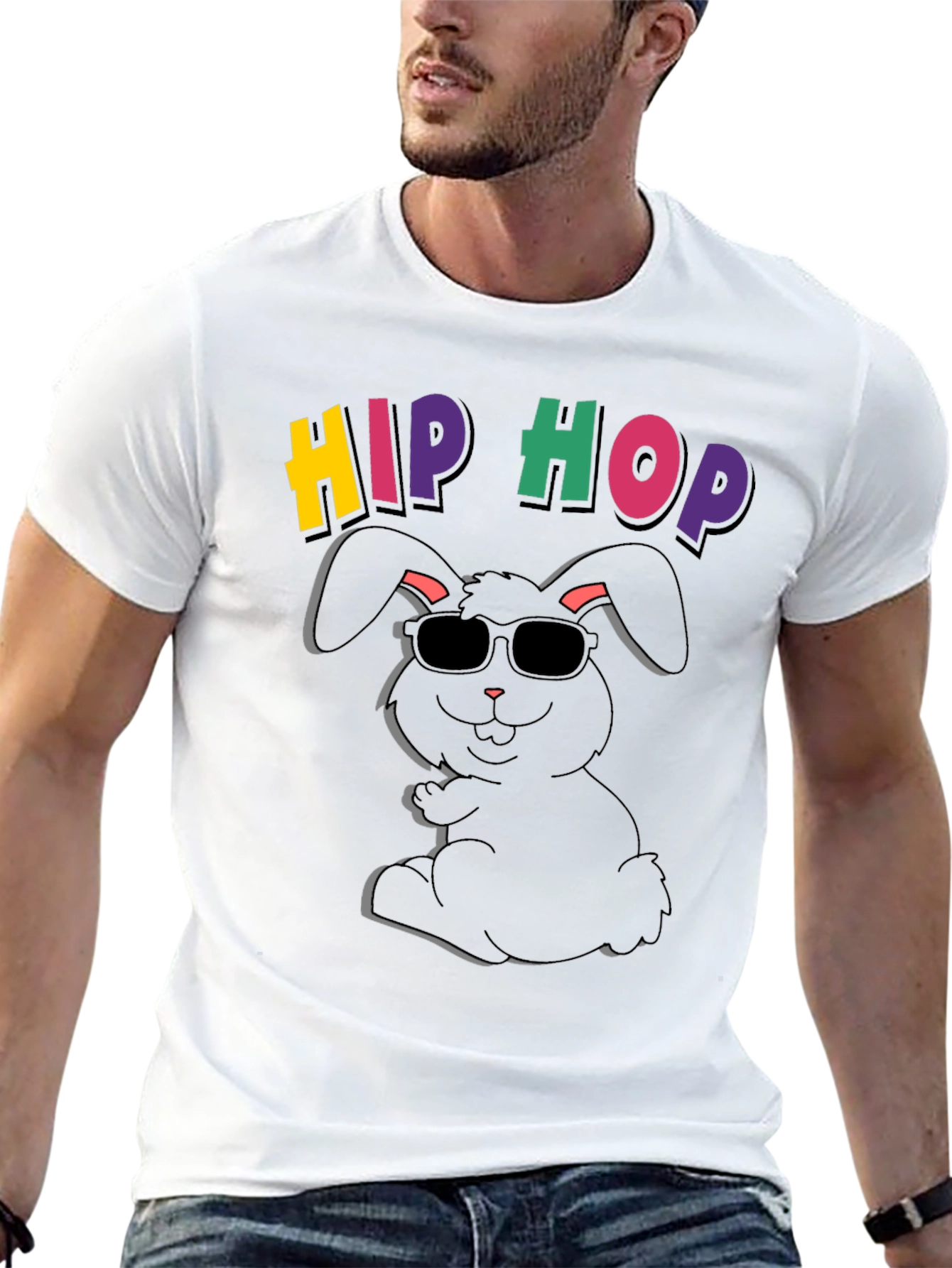 Hip Hop Bunny T-Shirt - Cool Easter Tee